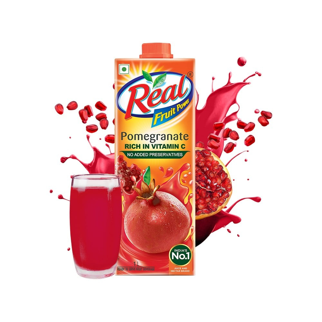 Real Fruit Power Pomegranate Fruit Juice 1L MRP 290