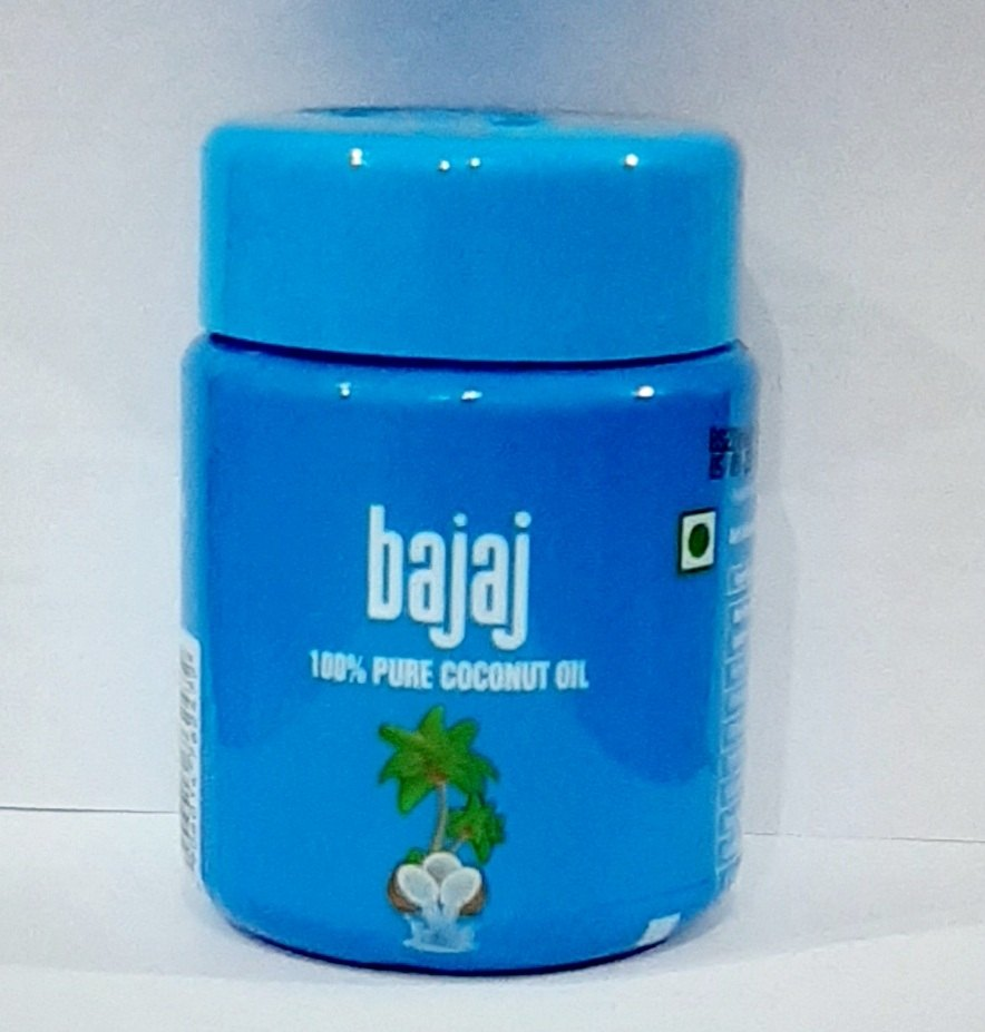 Bajaj % coconut oil jar 175mL MRP170