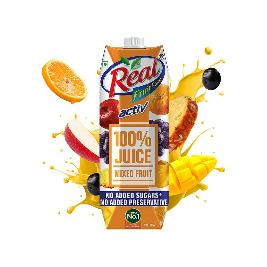 Real Active Mixed Fruit Juice 1L MRP 325