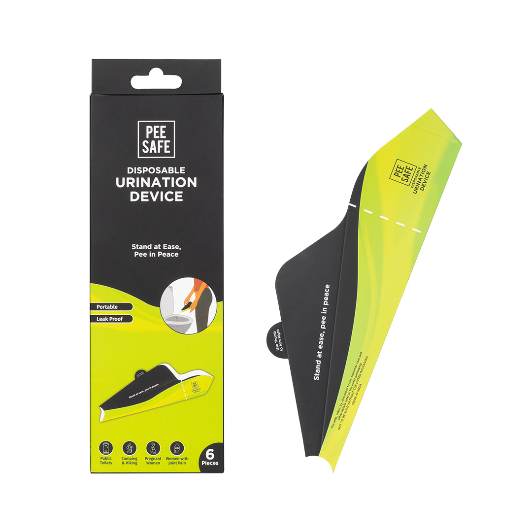 Pee Safe Foldable & Disposable Urination Device - 6N
