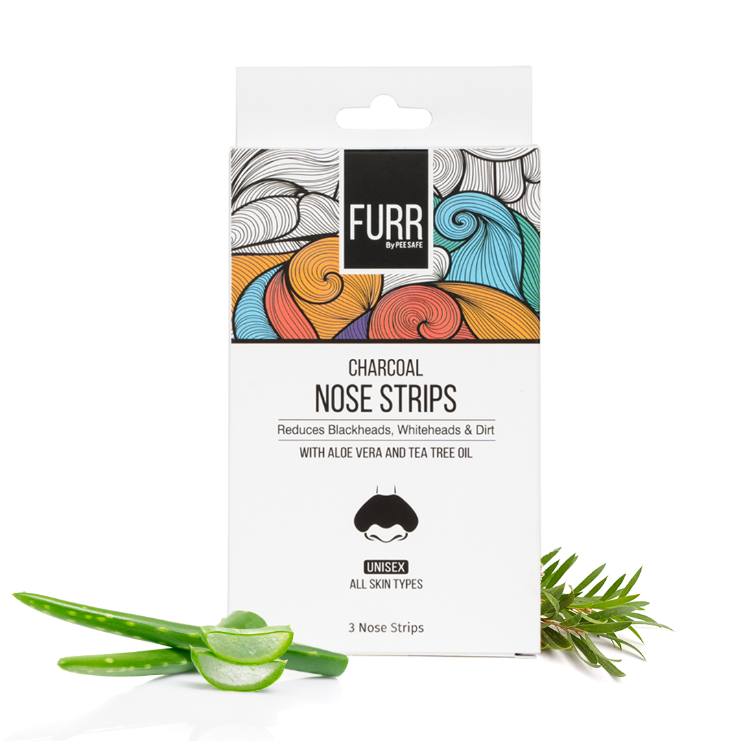 PeeSafe Furr Charcoal Nose Strips - 3N Female Hygiene 3pcs MRP 159