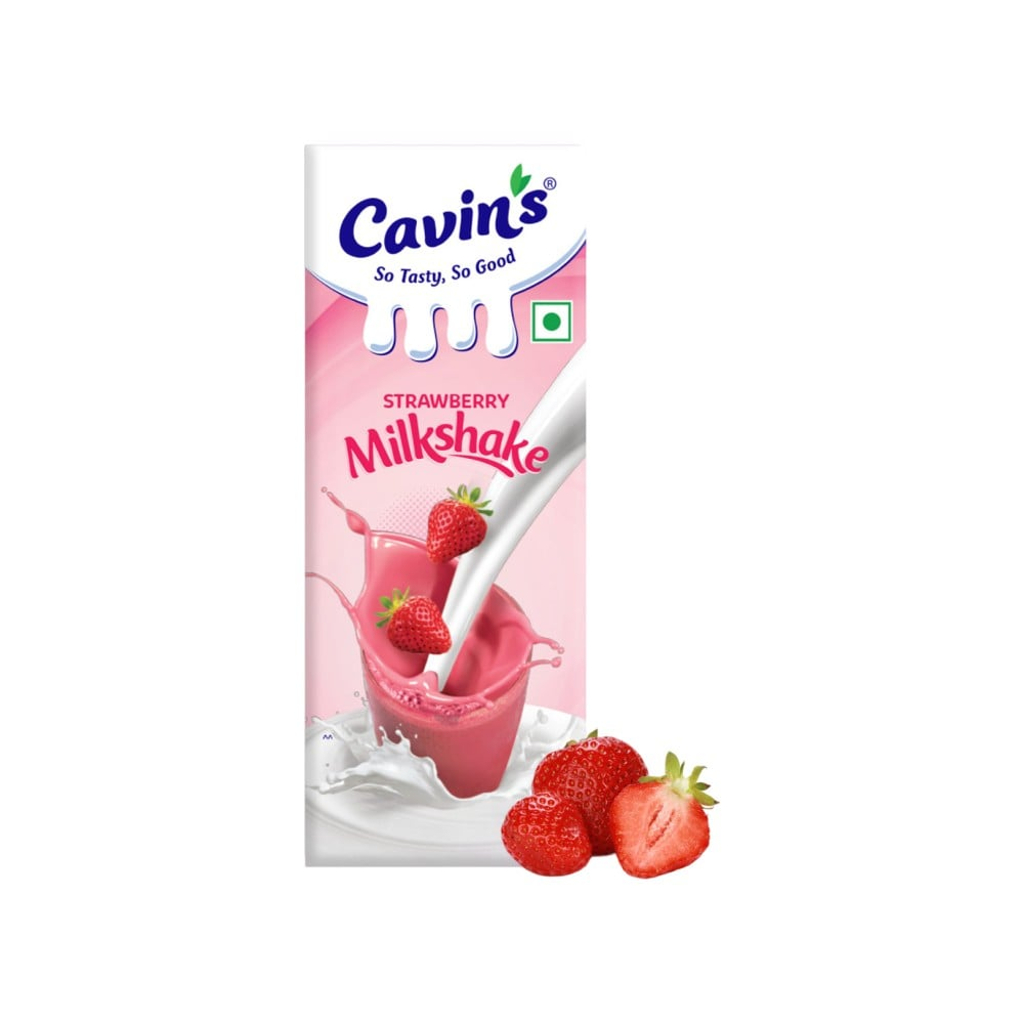 Cavin's Strawberry Milk Shakes 200g MRP 90