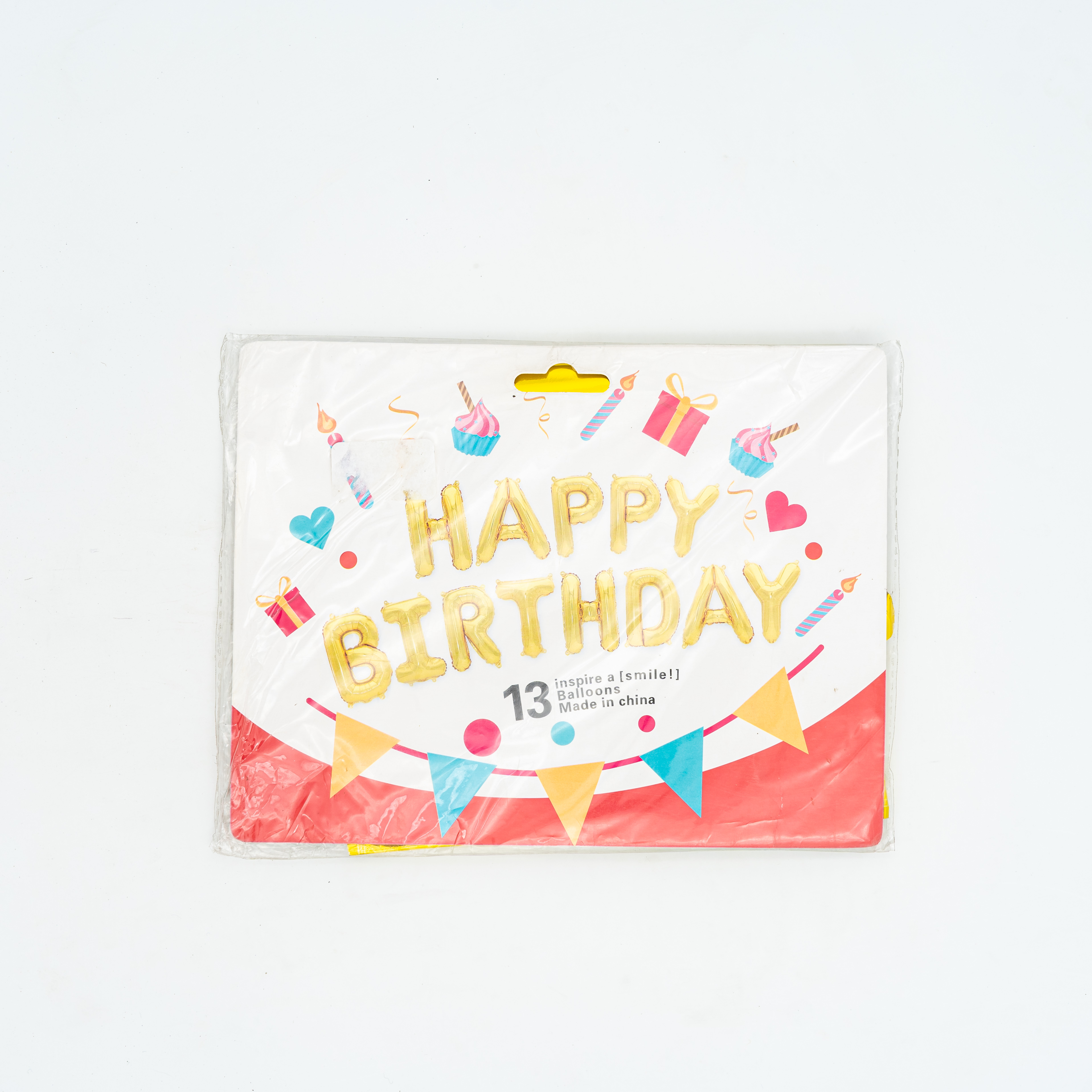 Birthday Foil Ballon 16 inch 13pcs Set (Red ) Party Items 13pcs MRP 390