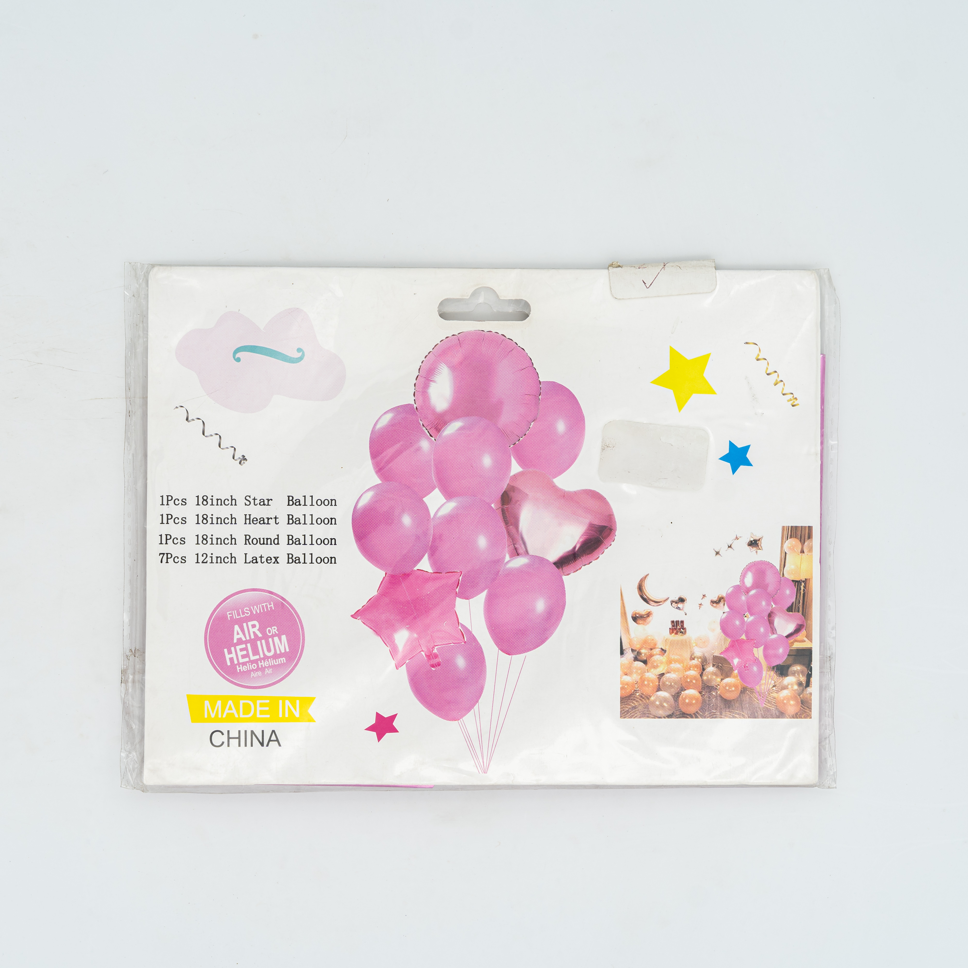 Ballon Assorted Mix (Pink) Party Items MRP 254