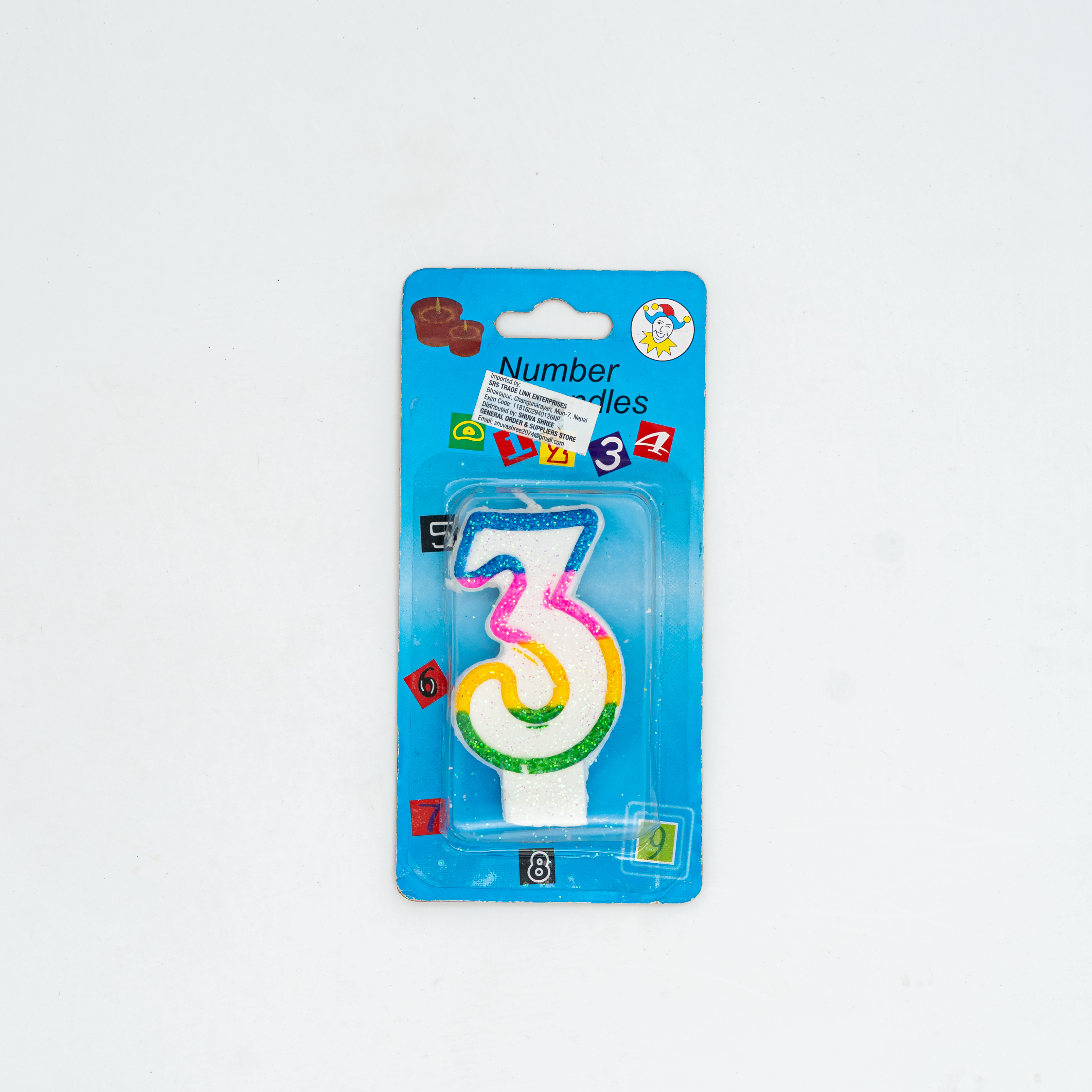 Birthday Number Candle MRP34
