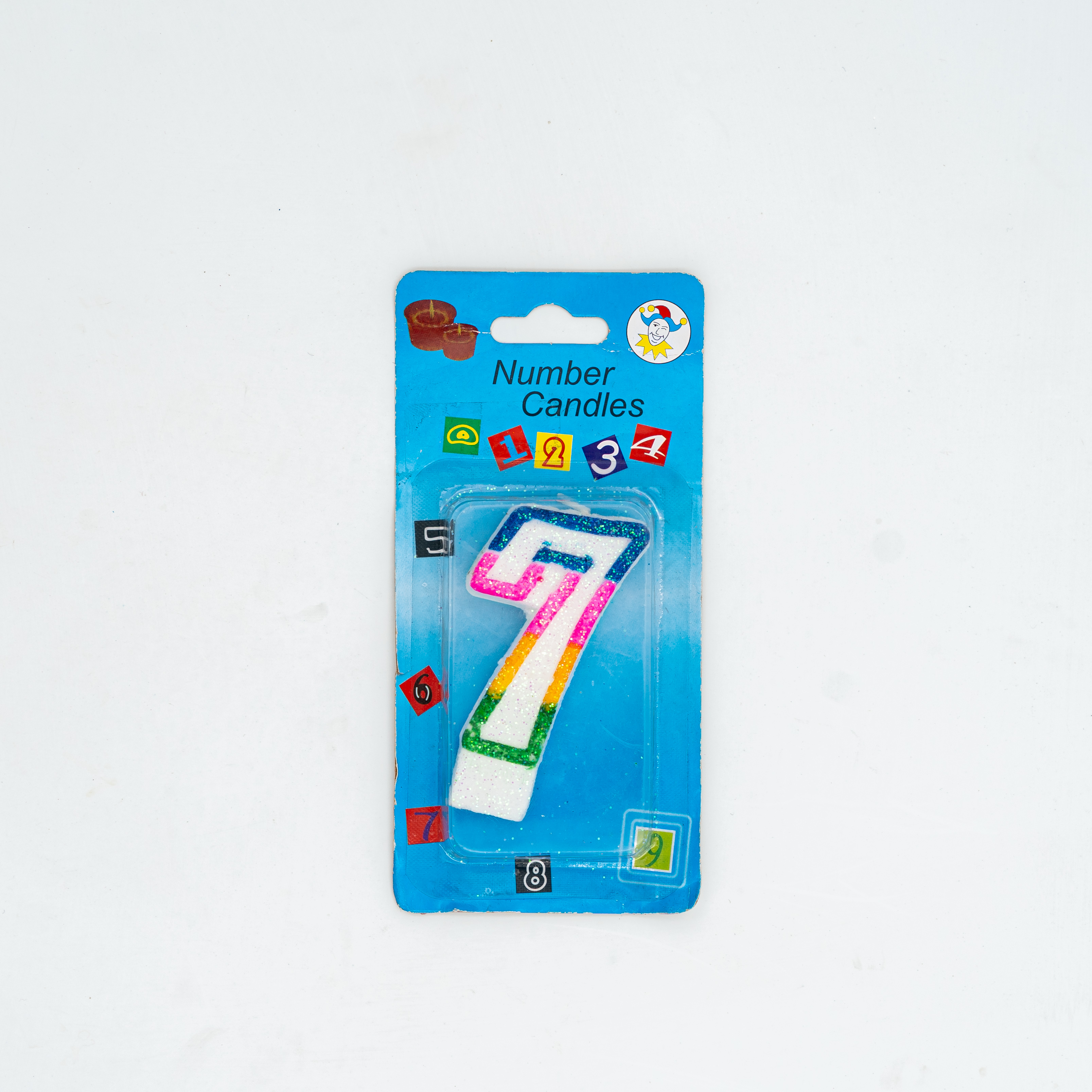 Birthday 7 Number Candle Party Items MRP 34