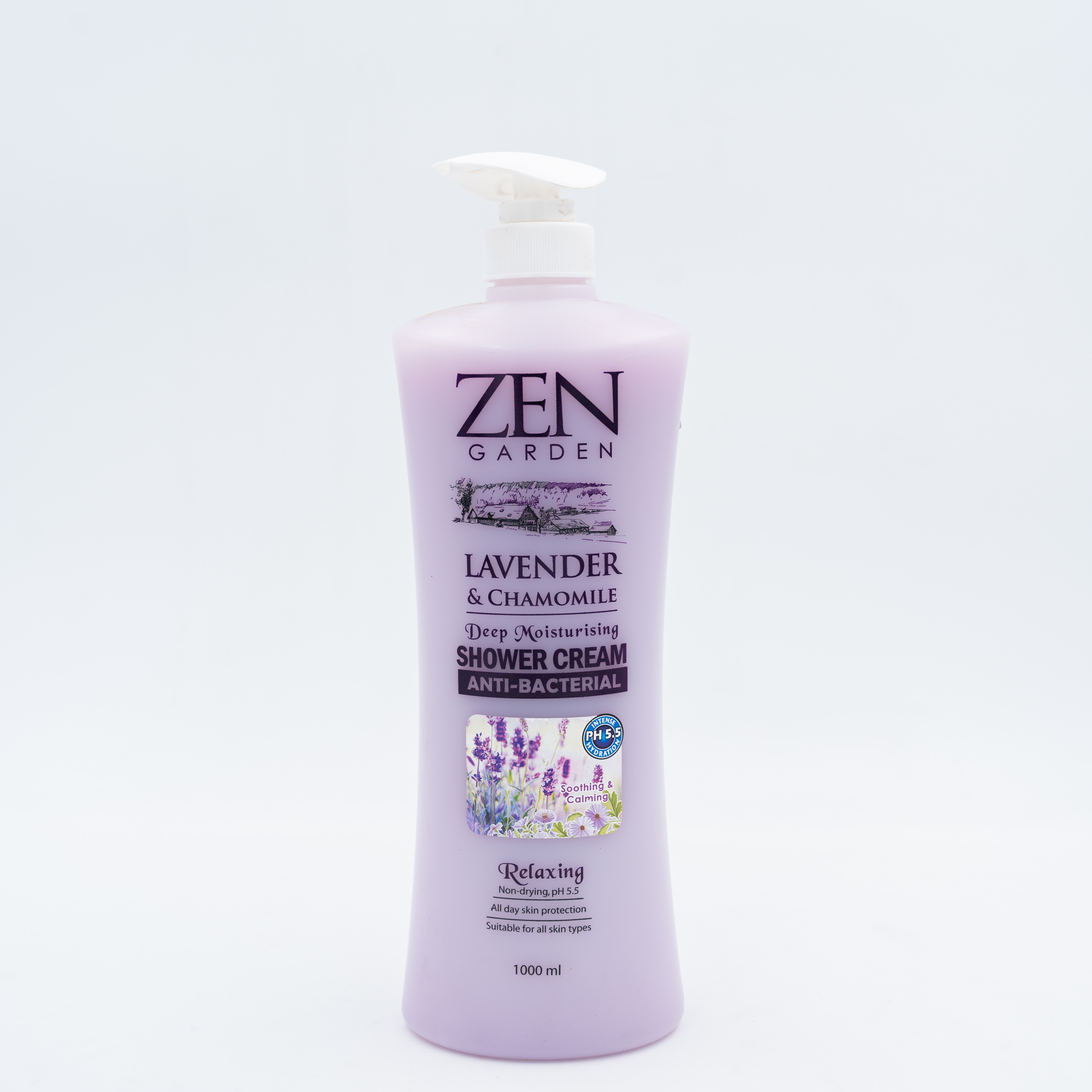 ZEN GARDEN SHOWER CREAM LAVENDER LT 1L MRP529