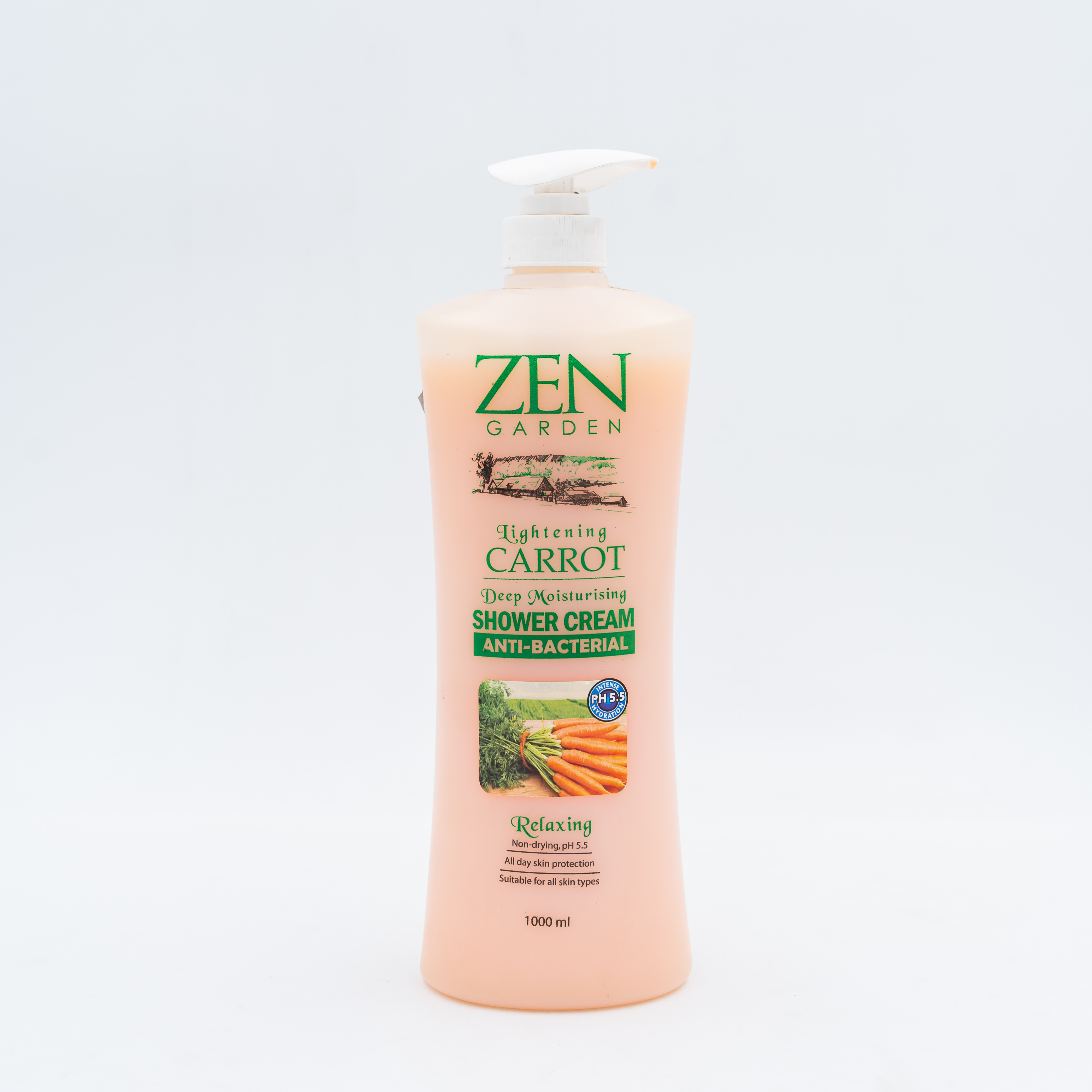 ZEN GARDEN SHOWER CREAM CARROT LT 1L MRP529