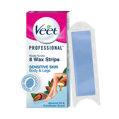 Veet Wax Normal 8Strips Hair Remover  MRP 192
