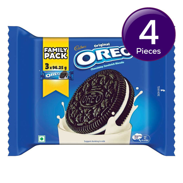 Oreo original vanilla biscuits (pack of 4)