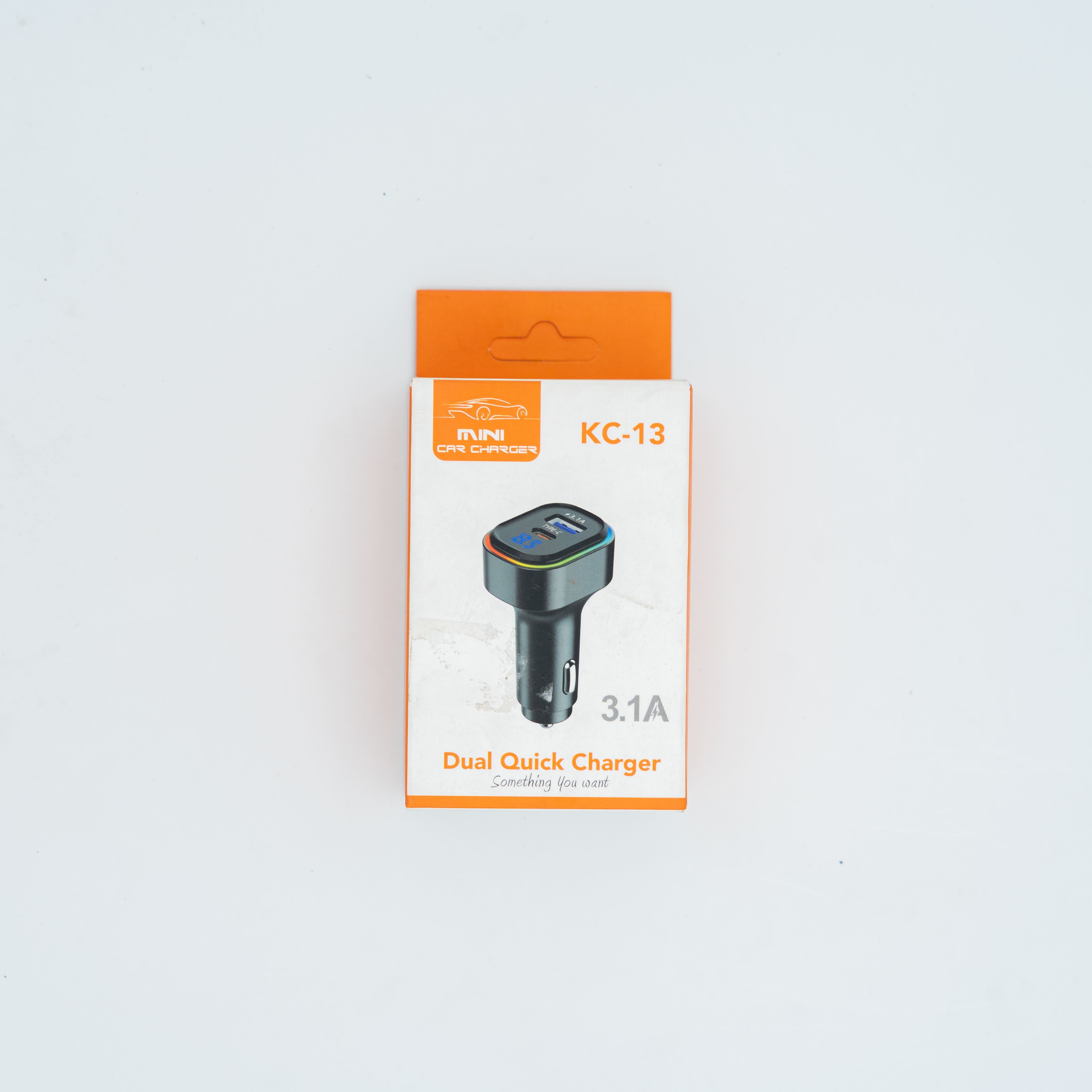 Car Charge with USB Type B and C 3.1 A Mobile Charger MRP 720