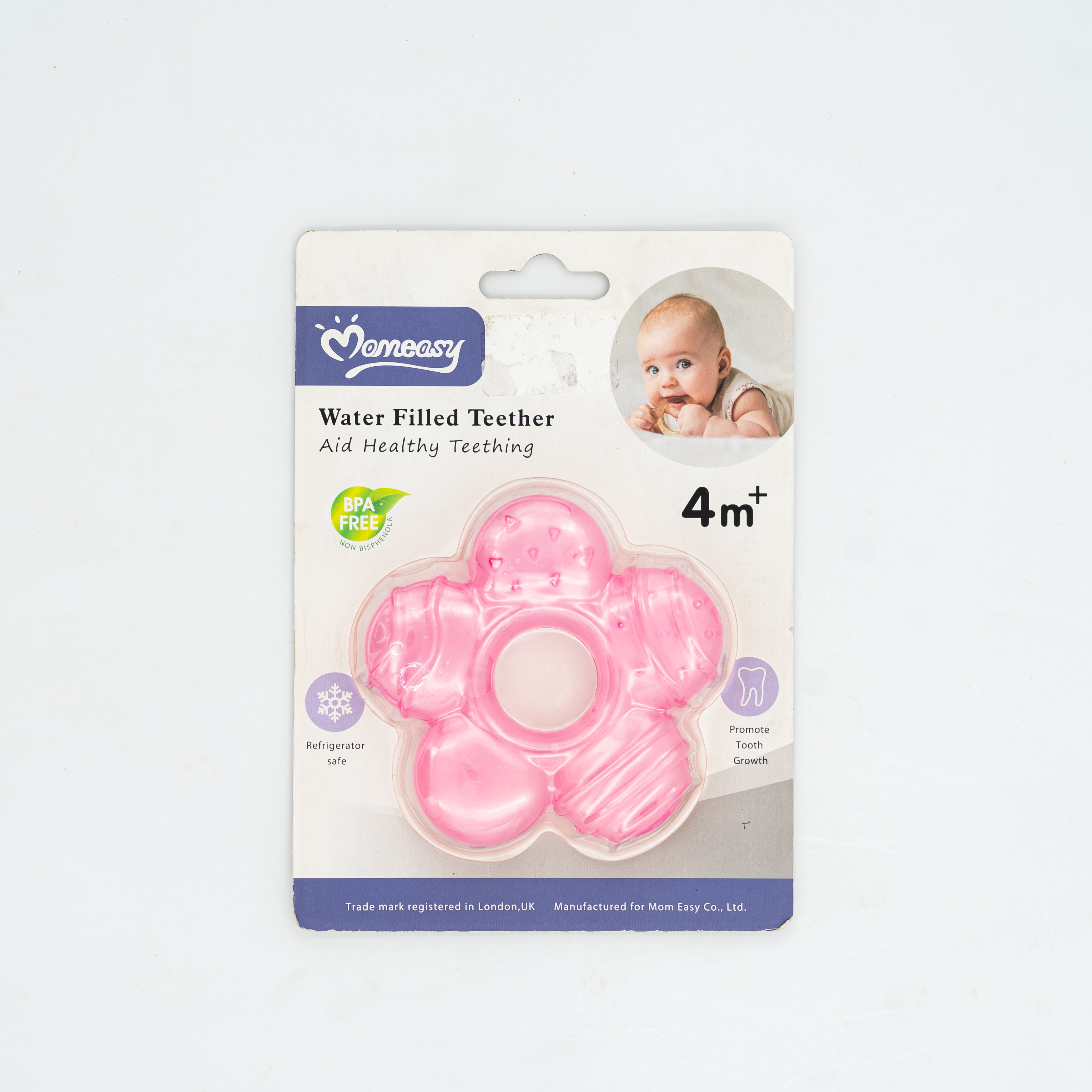 Momeasy Water Filled Teather Pink Color Flower Design for 4month+ MRP330