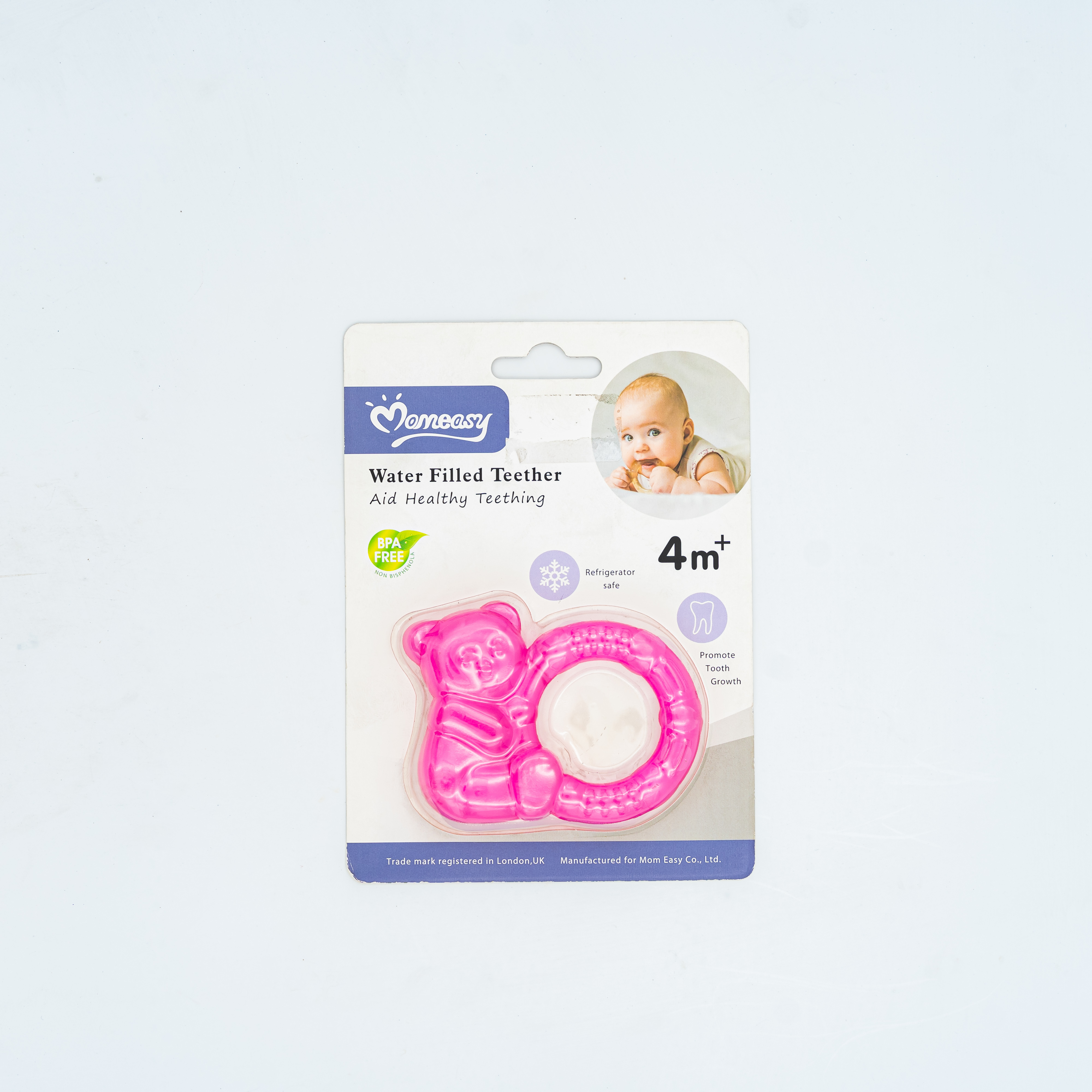 Momeasy Water Filled Teather Pink Color Panda Design for 4month+ Baby Accessories MRP 330