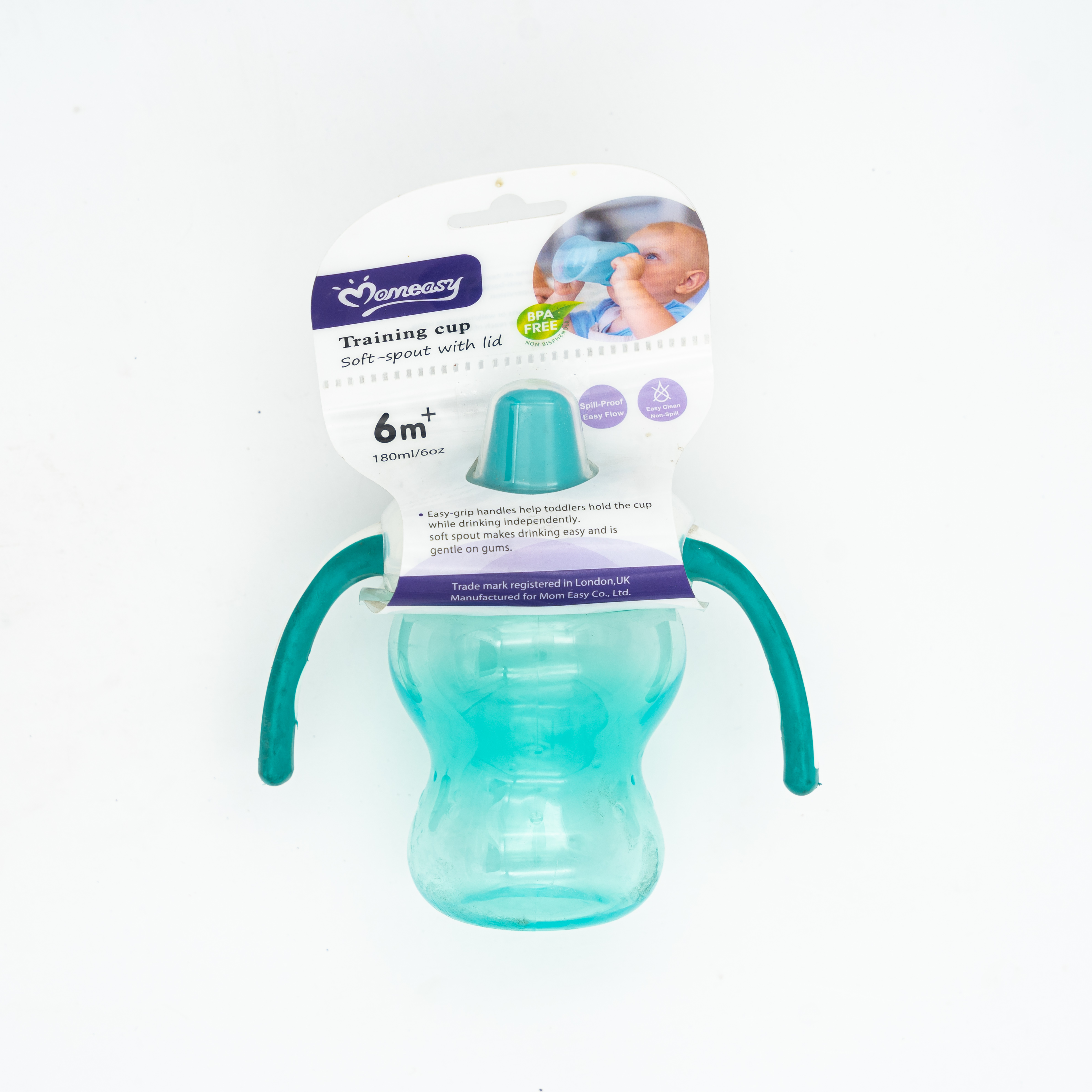 Momeasy Training Cup 180ml for 6month+ (Blue) Baby Accessories 180mL MRP 725