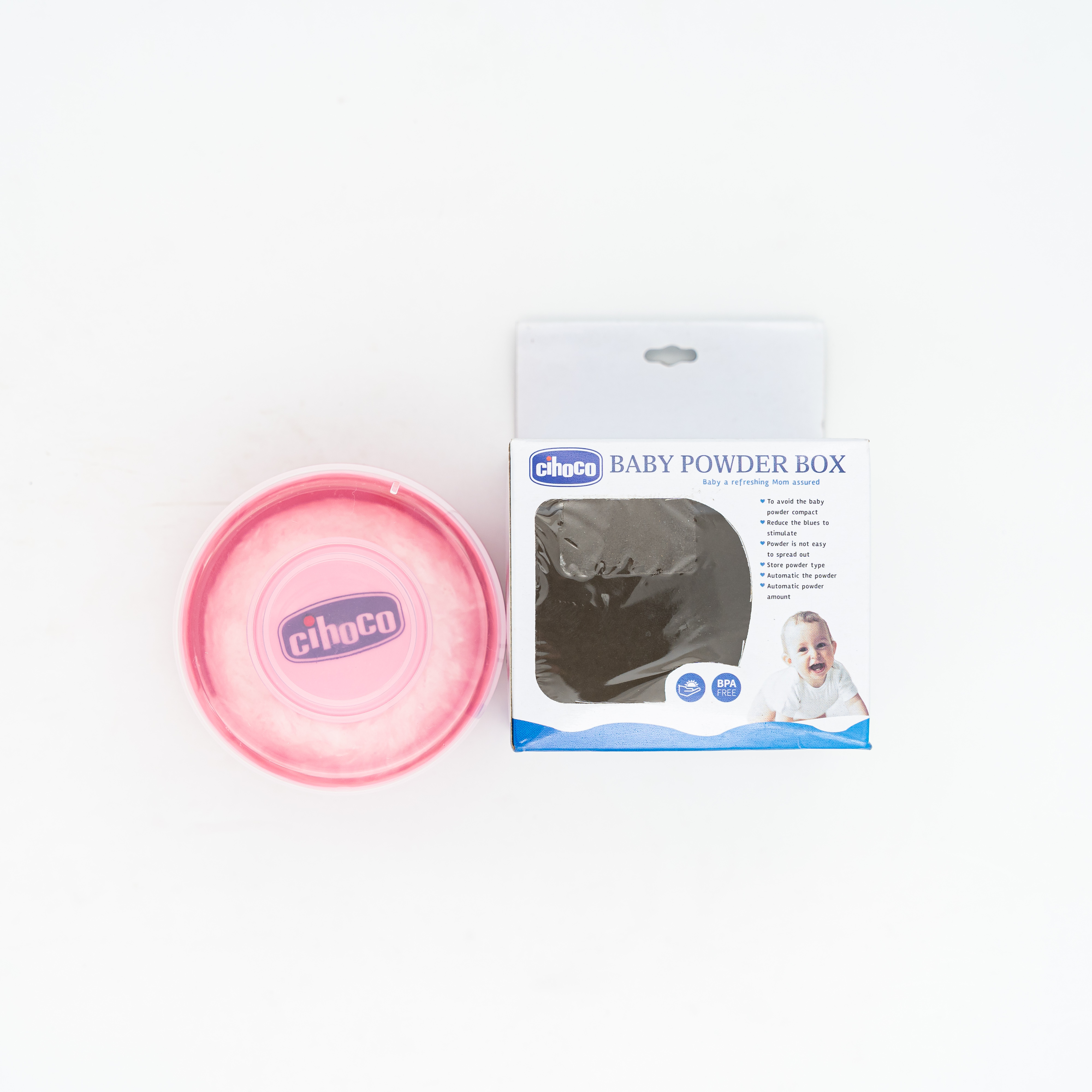 Cihoco Baby Powder Puffer (Pink) Baby Accessories MRP 410