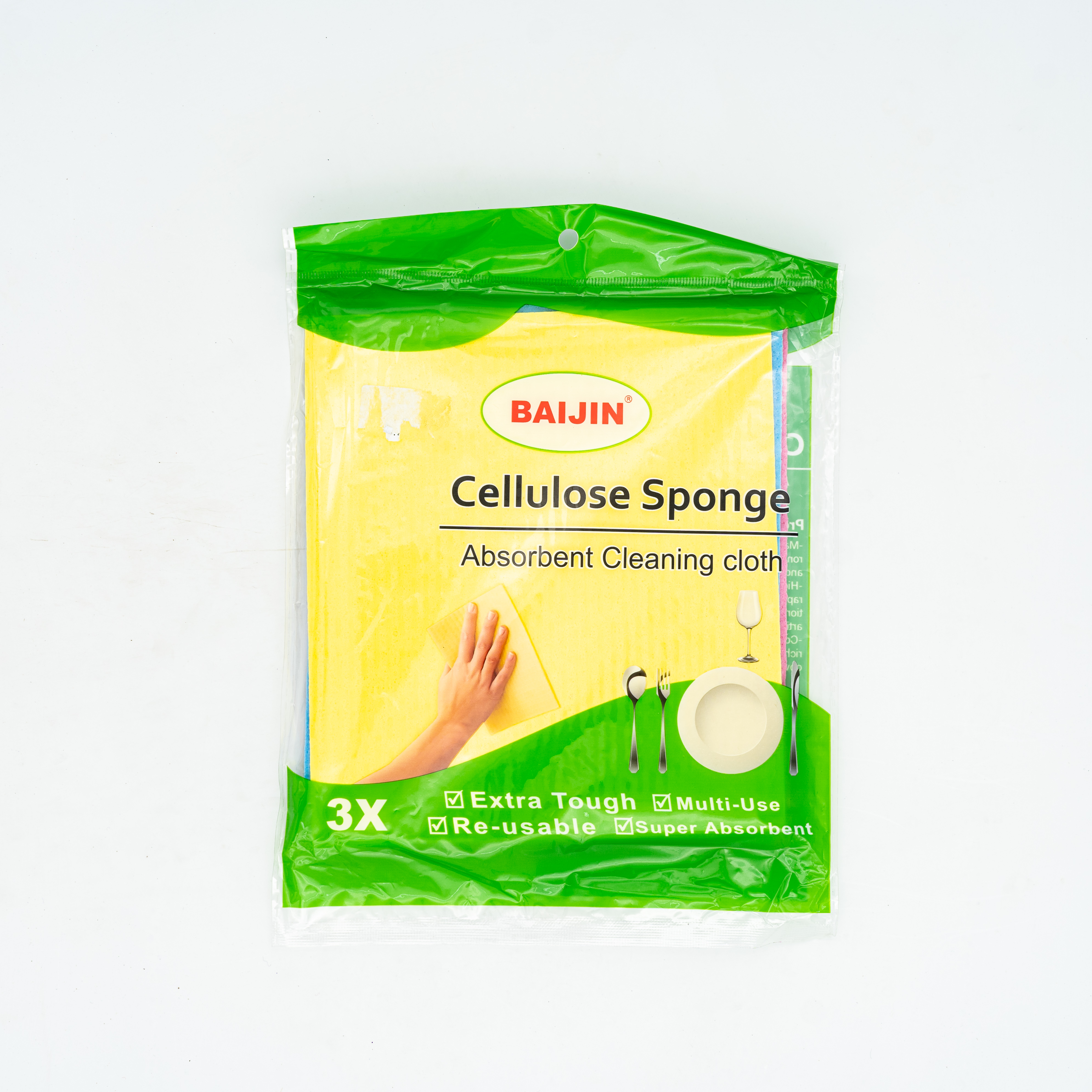 Cellulose Absorbent Cleaning Cloth Sponge Kitchen Cleaners MRP 195