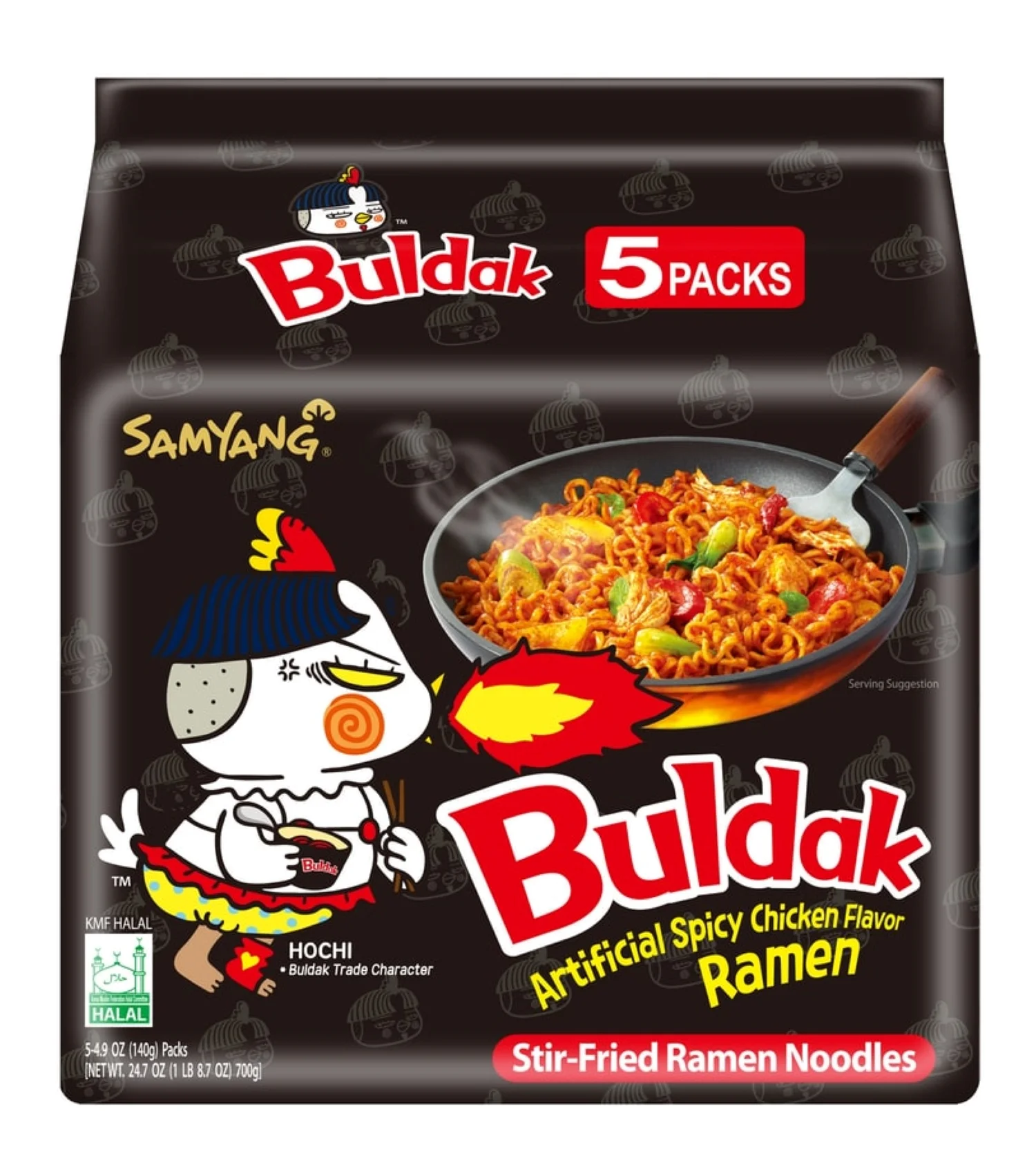 Buldak 2* spicy (Pack of 5)