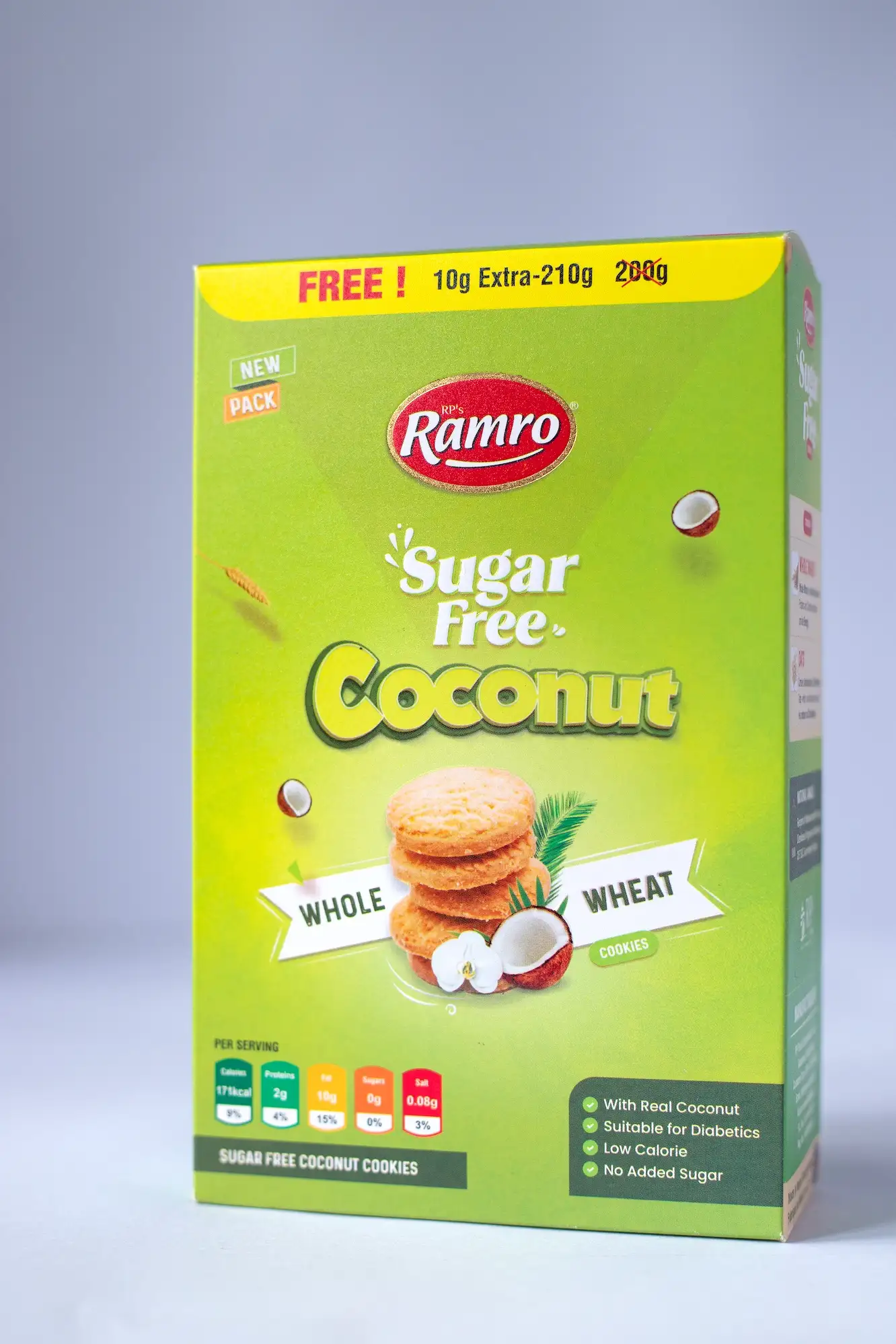 Ramro Sugarfree Coconut Cookies 200g MRP 160