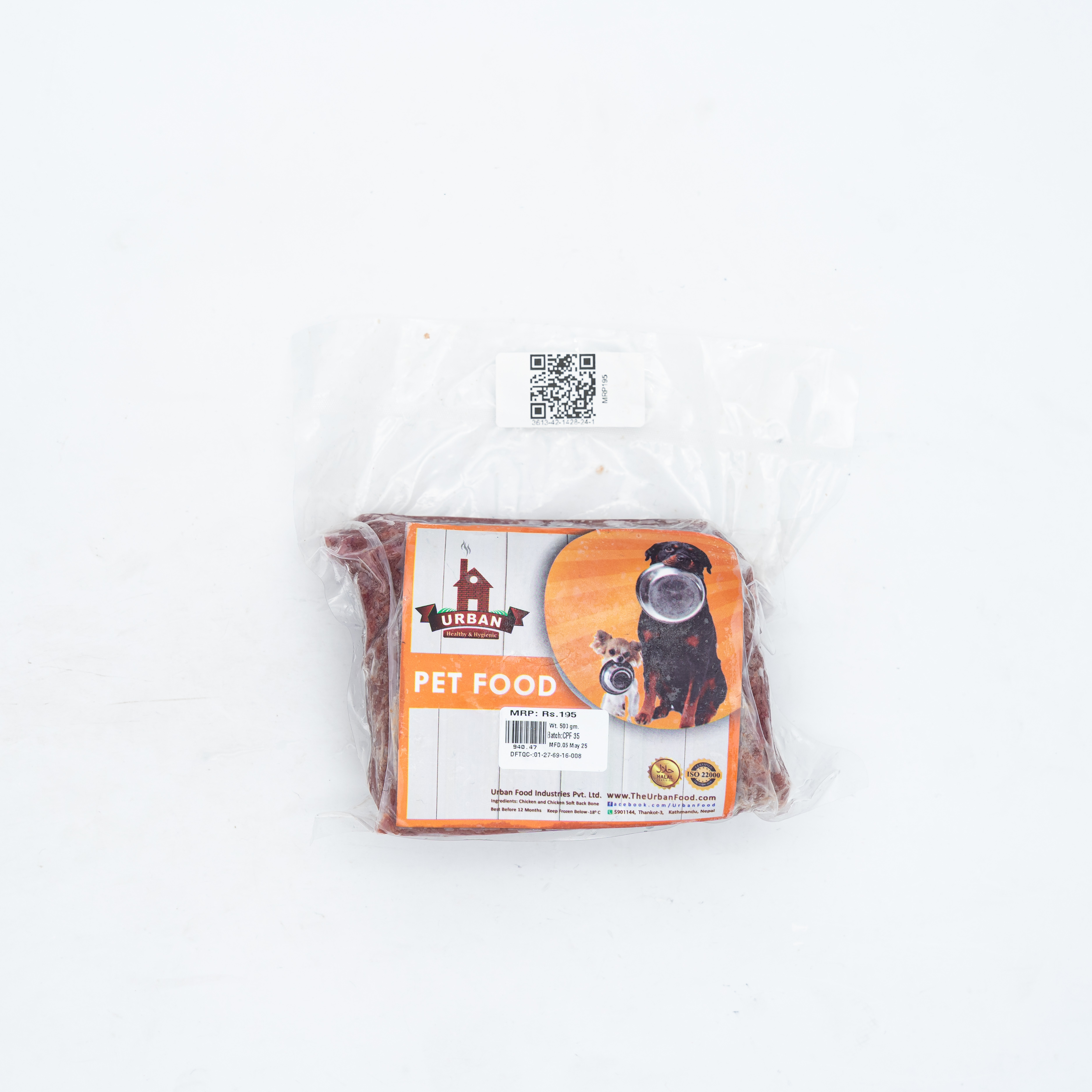 URBAN Non-veg Frozen Pet Food 500g