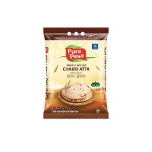 PurePesa Whole Wheat Chakki Aata 2kg MRP 210