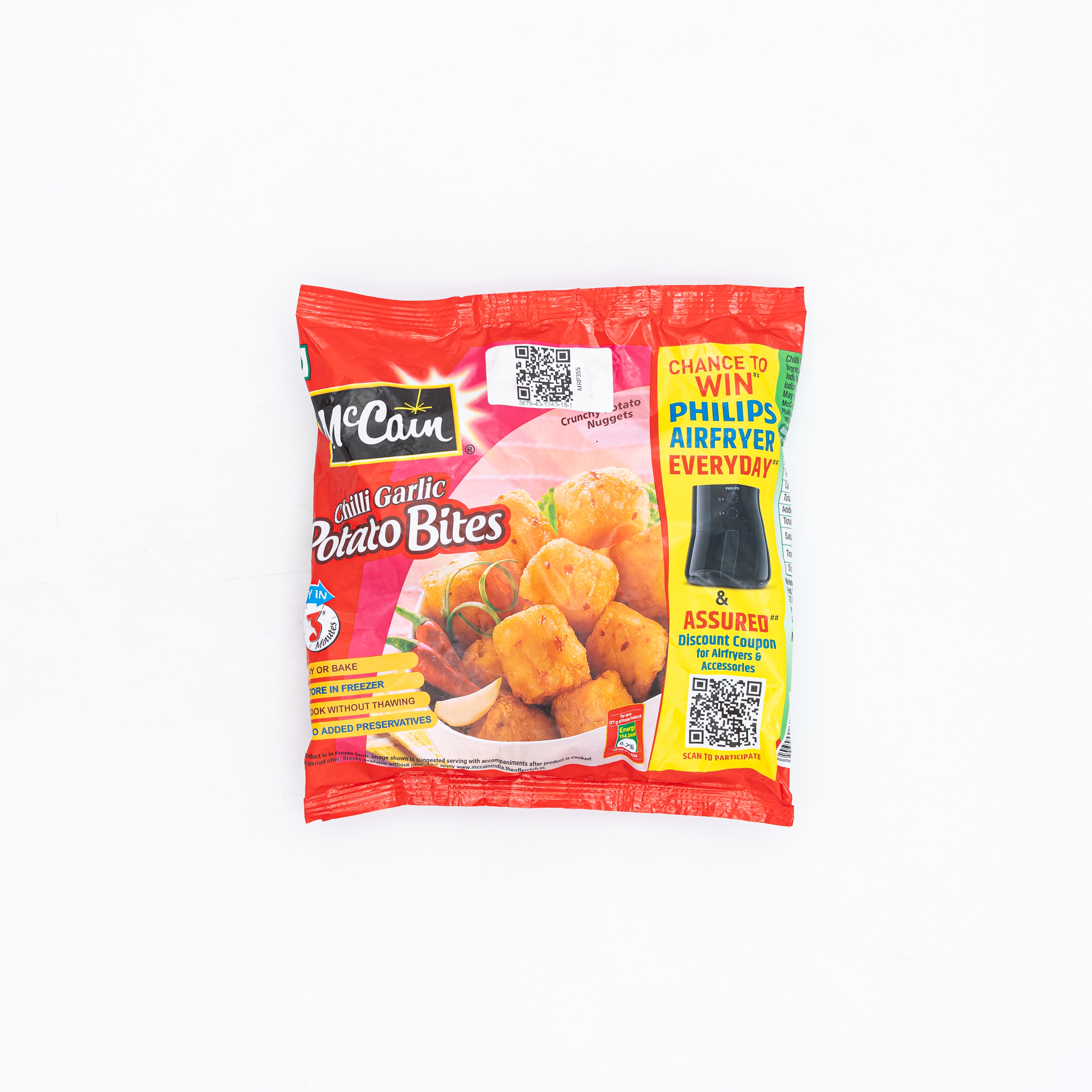 McCain Potato Bites Veg Frozen 420g MRP 355