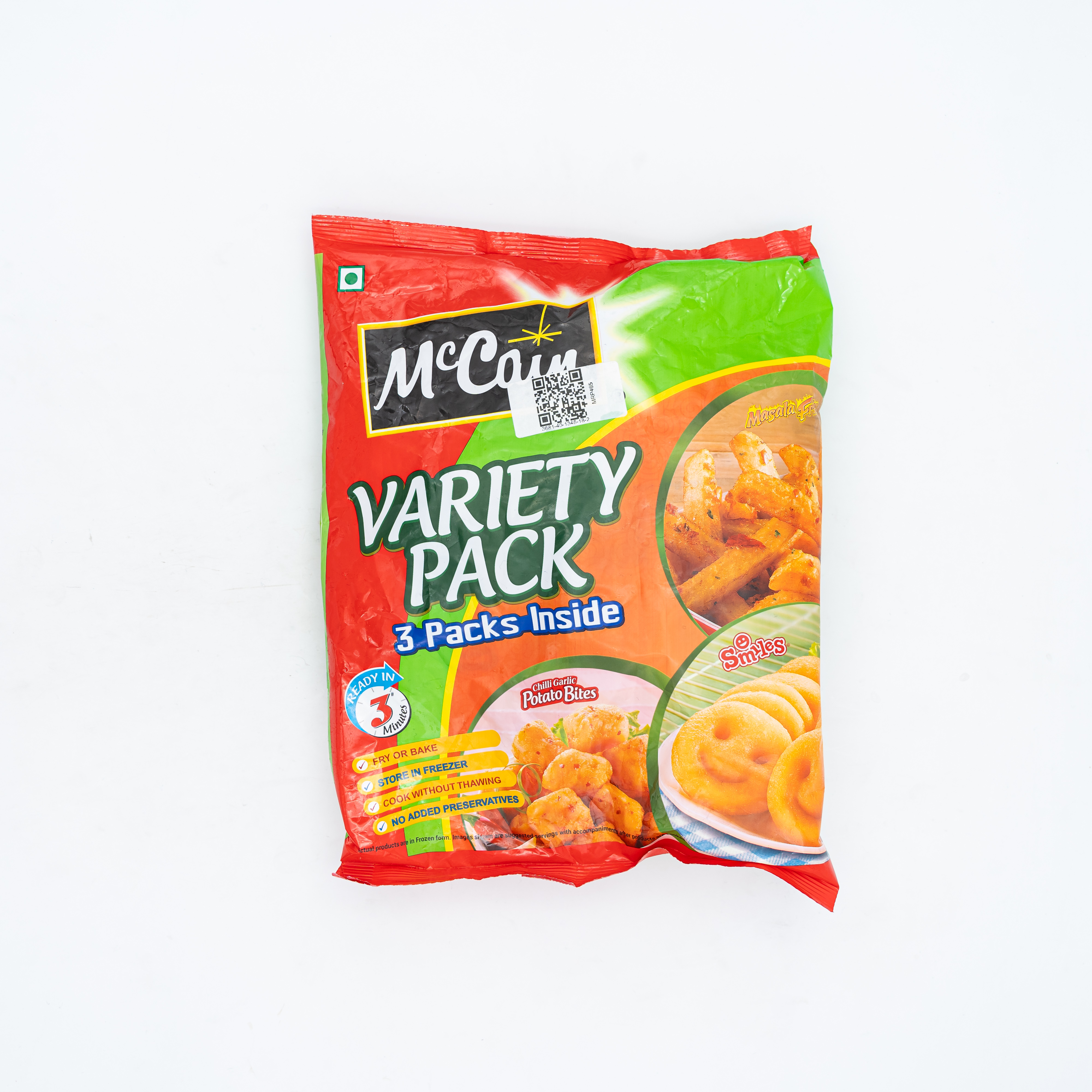 McCain Varieties Pack Non-veg Frozen 550g MRP 465