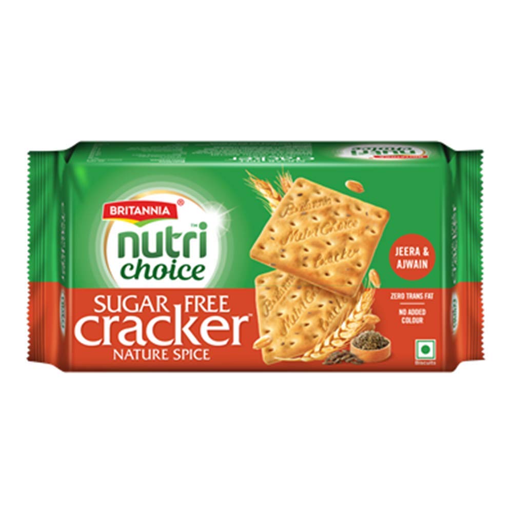 Britannia Nutri Choice Sugarfree Nature Spice Cracker Biscuits 300g MRP 145