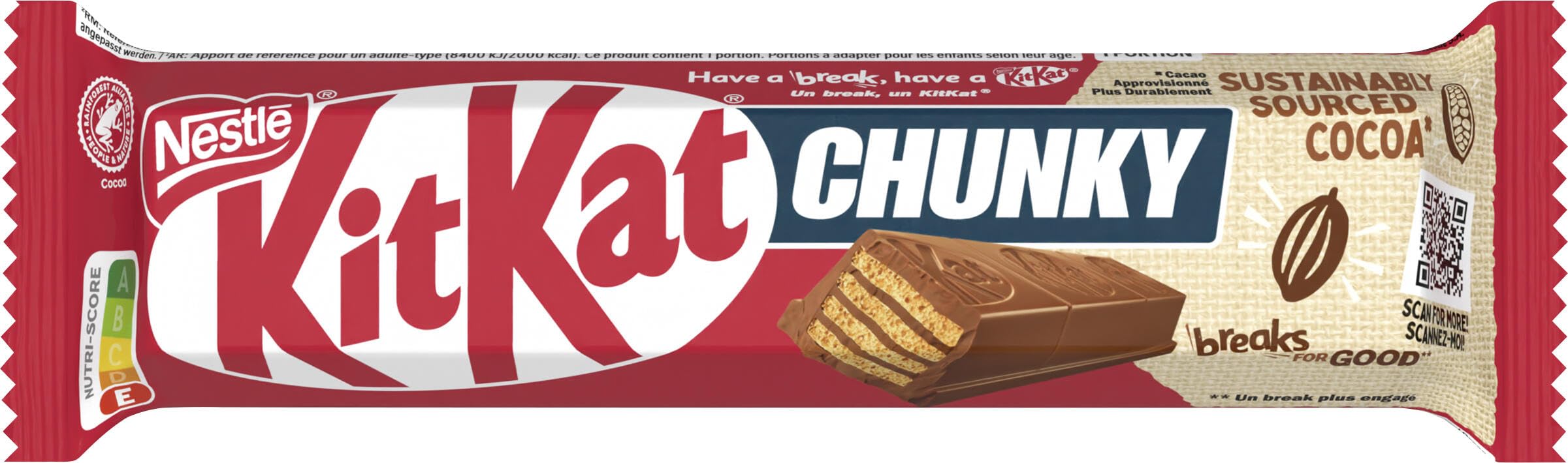 Kit Kat Chunky Cocoa Chocolate Bar MRP 130