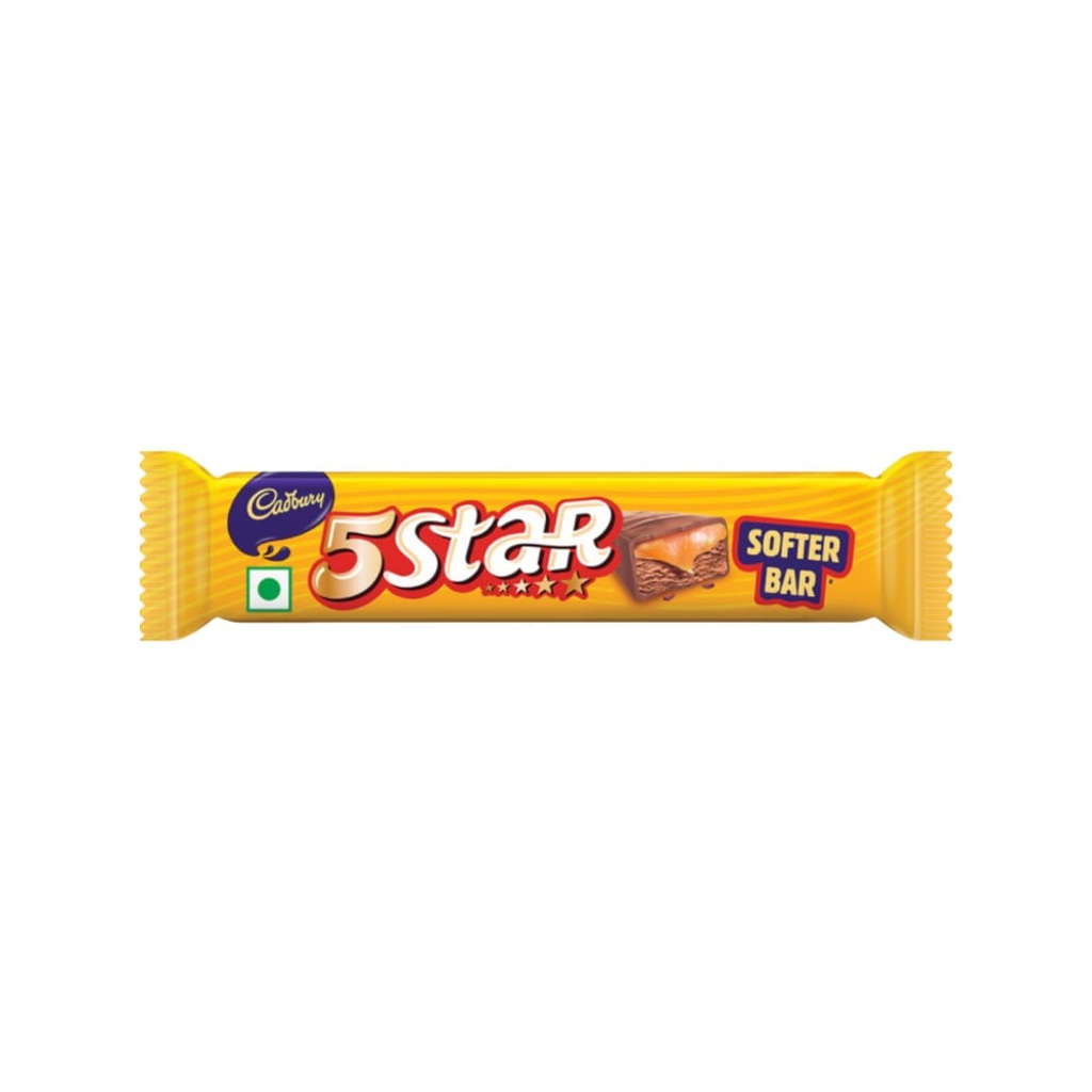 5 Star  Soft Chocolate Bar 38g MRP 40