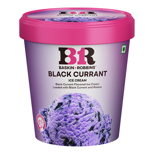 Baskin & Robin Black Current Favourite Tub 450mL MRP 1095