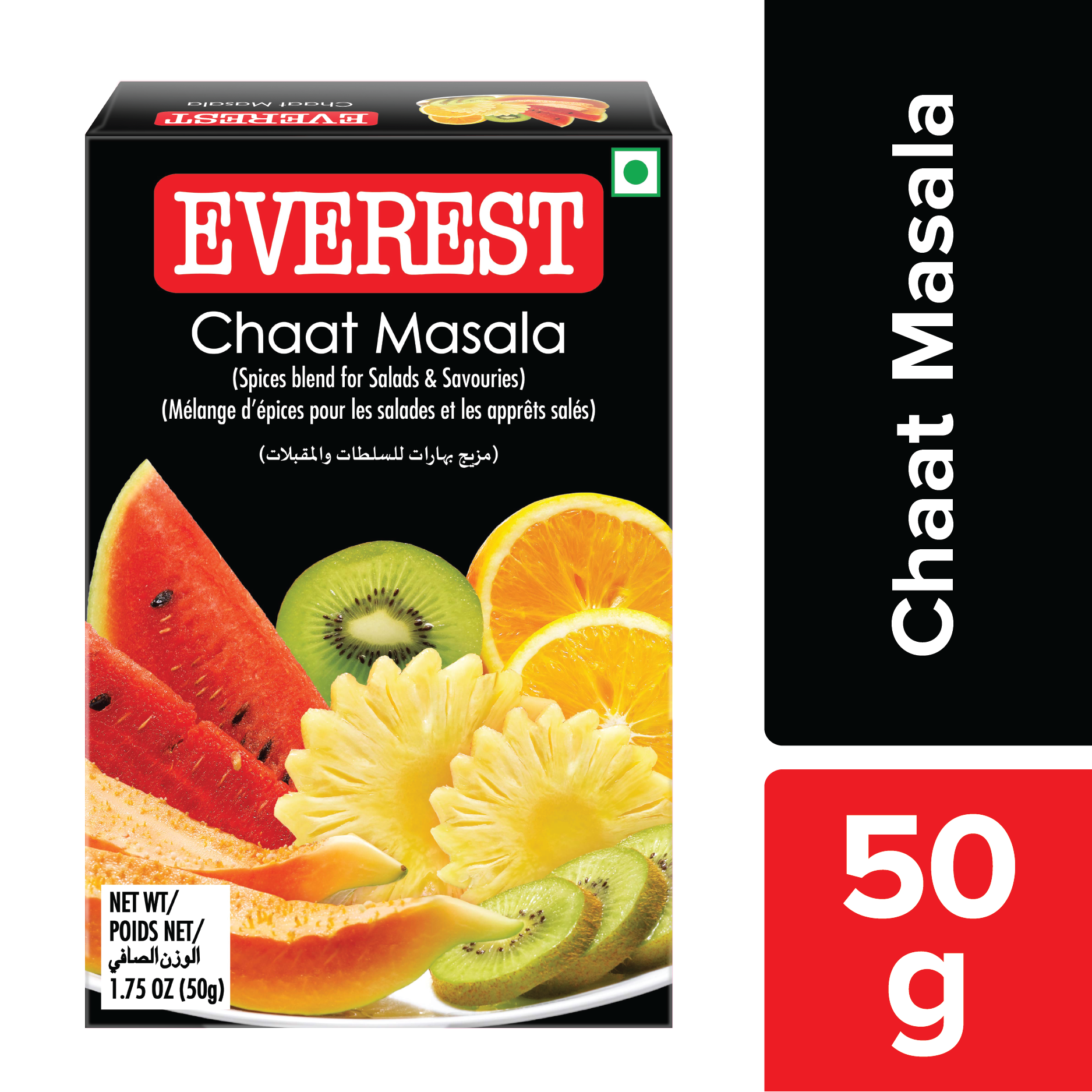 Everest Chaat Masala Powdered Spices 50g MRP 91