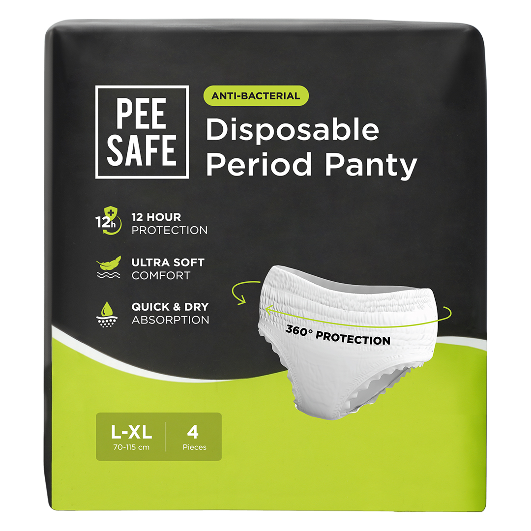 Pee Safe Disposable Period Panty L-XL - Pack of 4