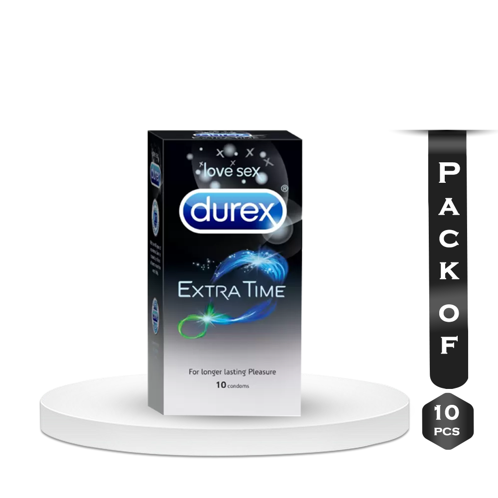 Durex Extra Time Condom 10pcs MRP 520