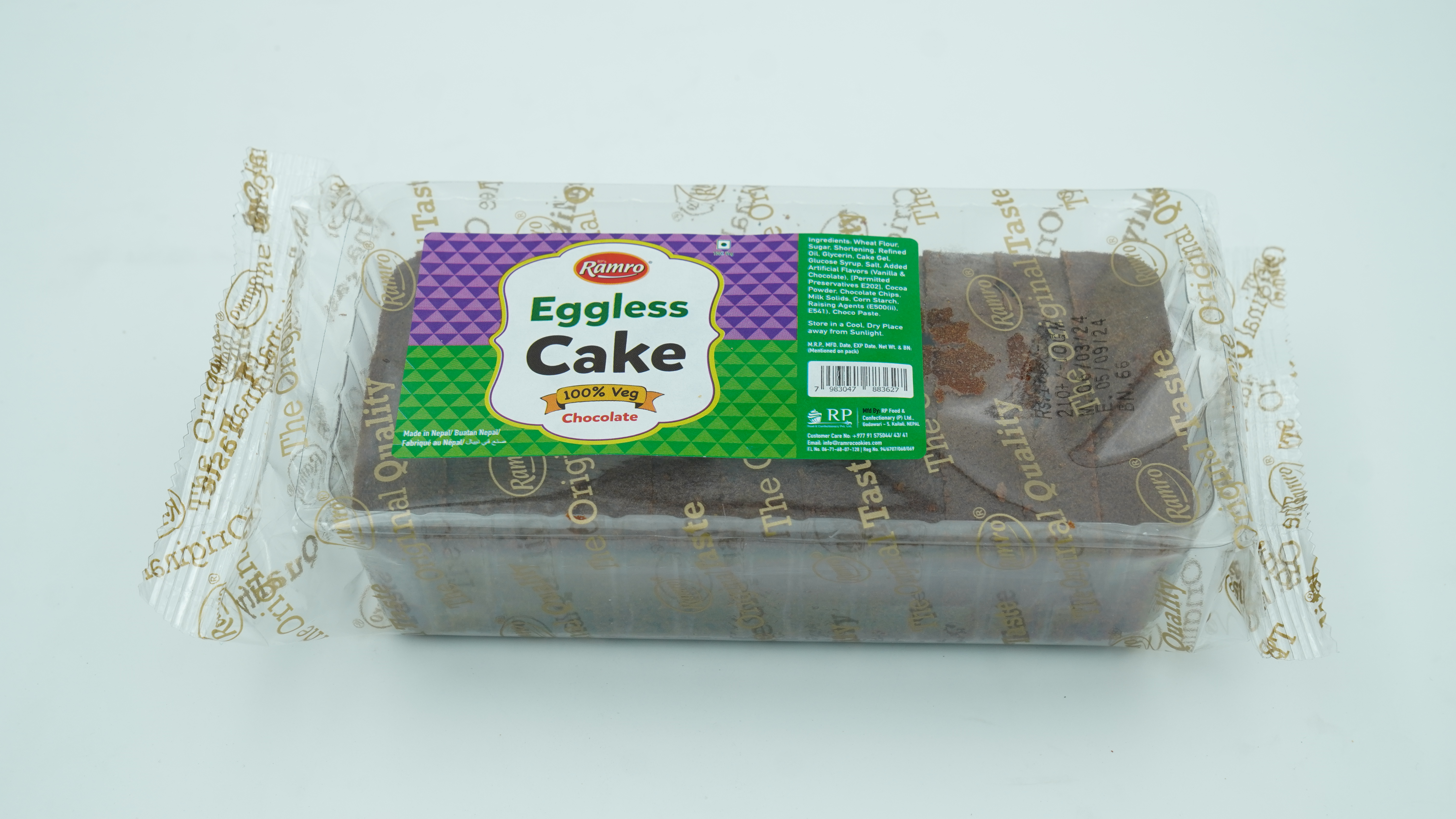 Ramro Eggless Slice Choco Cake 200g MRP 160