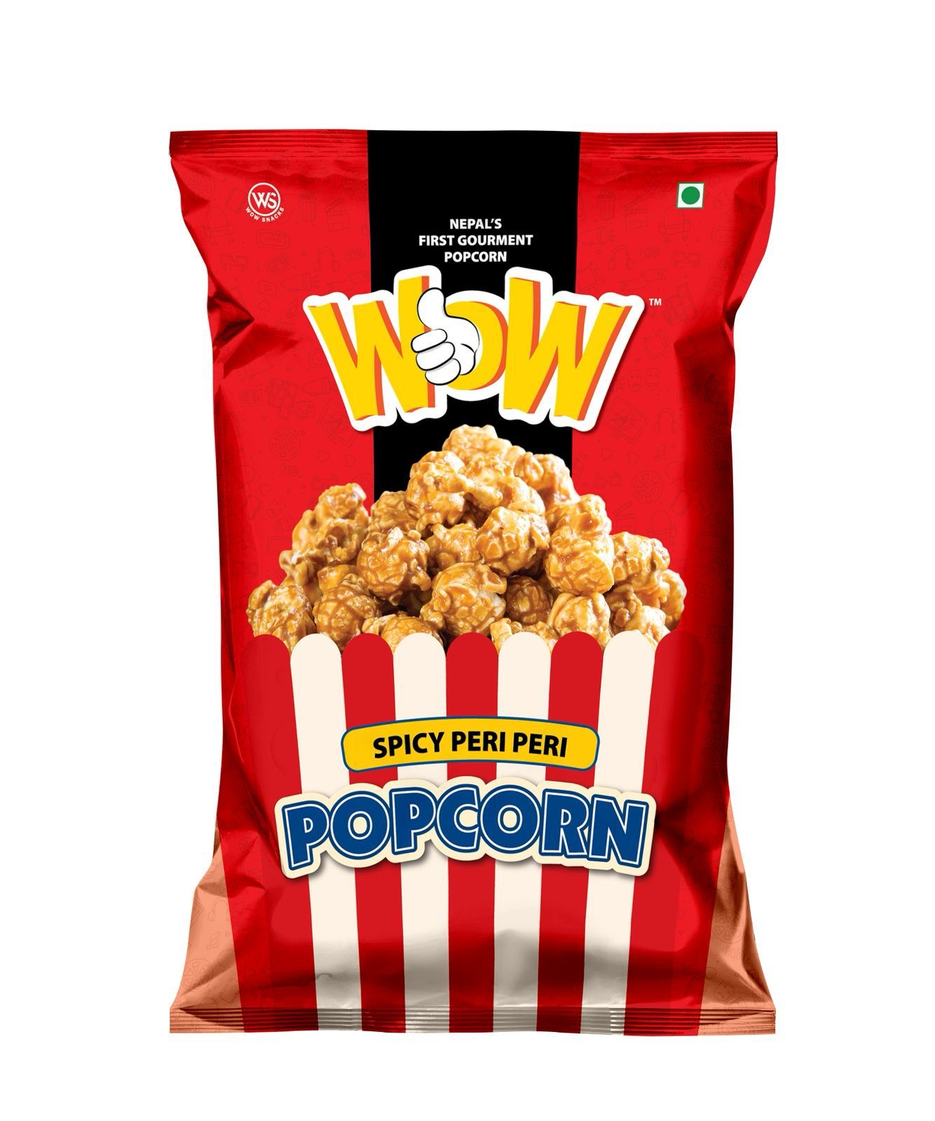 Wow Spicy Peri Peri Gourment Popcorn Family Pack 100g MRP250