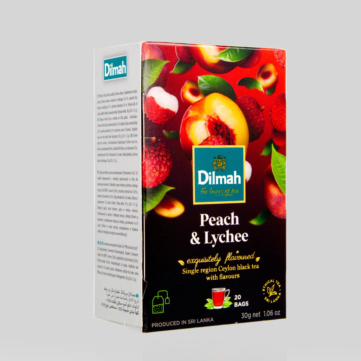 Dilmah Peach & Lychee Flavoured Tea MRP 295