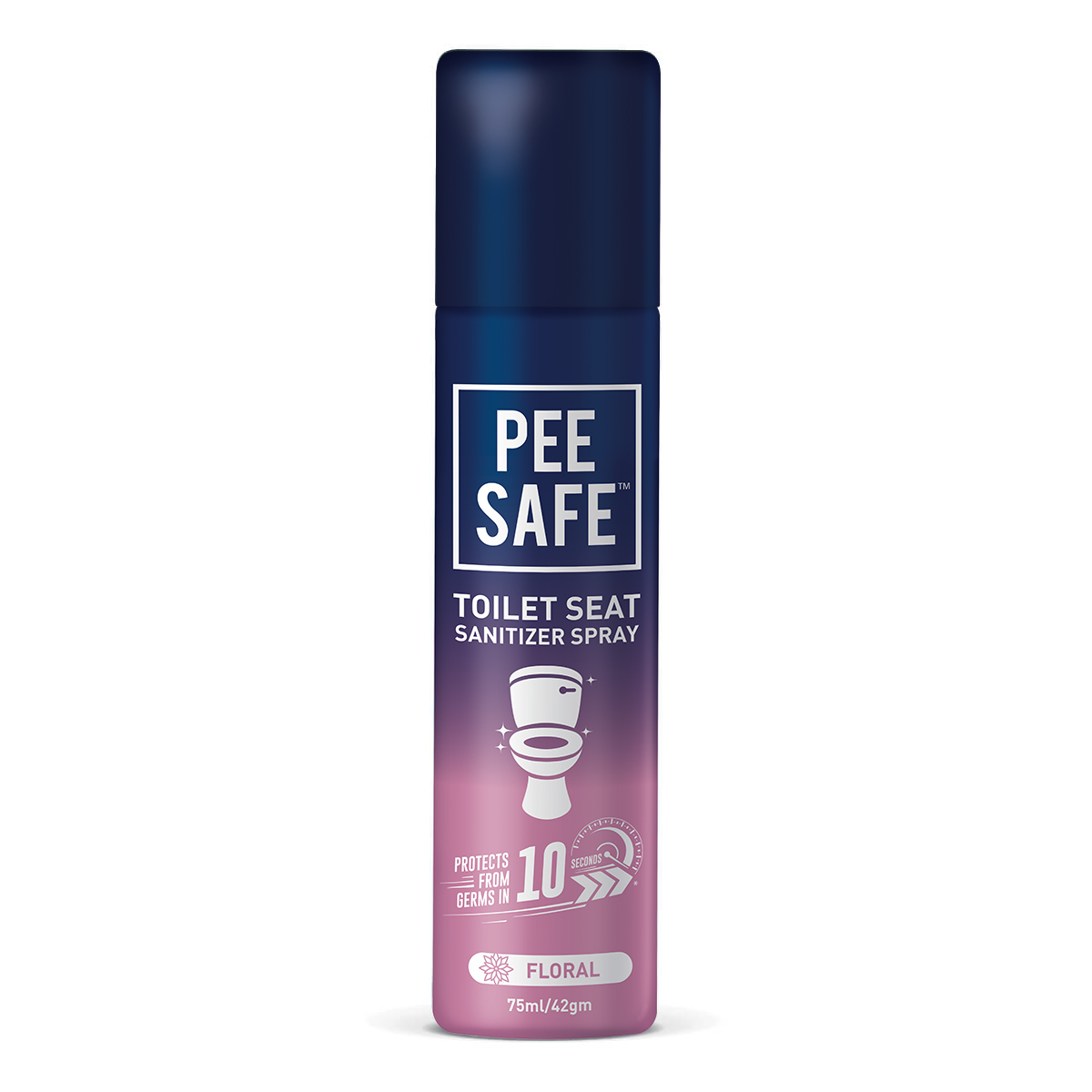 Pee Safe Toilet Seat Sanitizer Spray 75 ML Floral