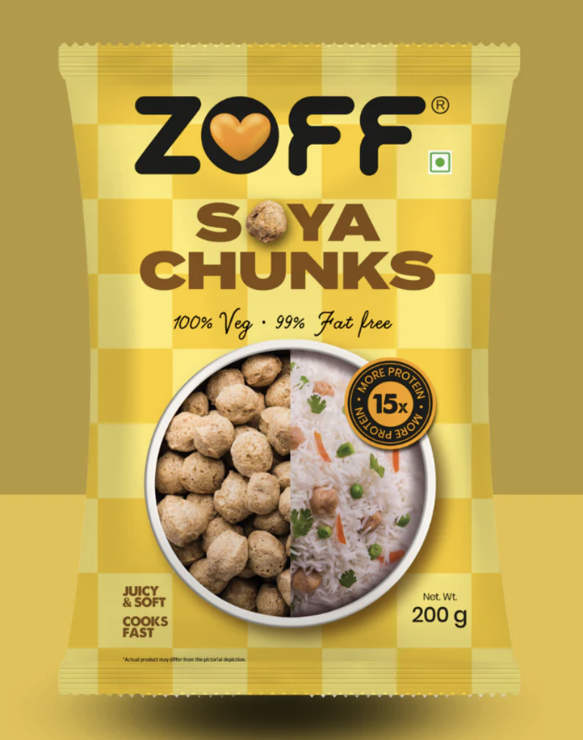 Zoff Soya Chunks 200g MRP 140