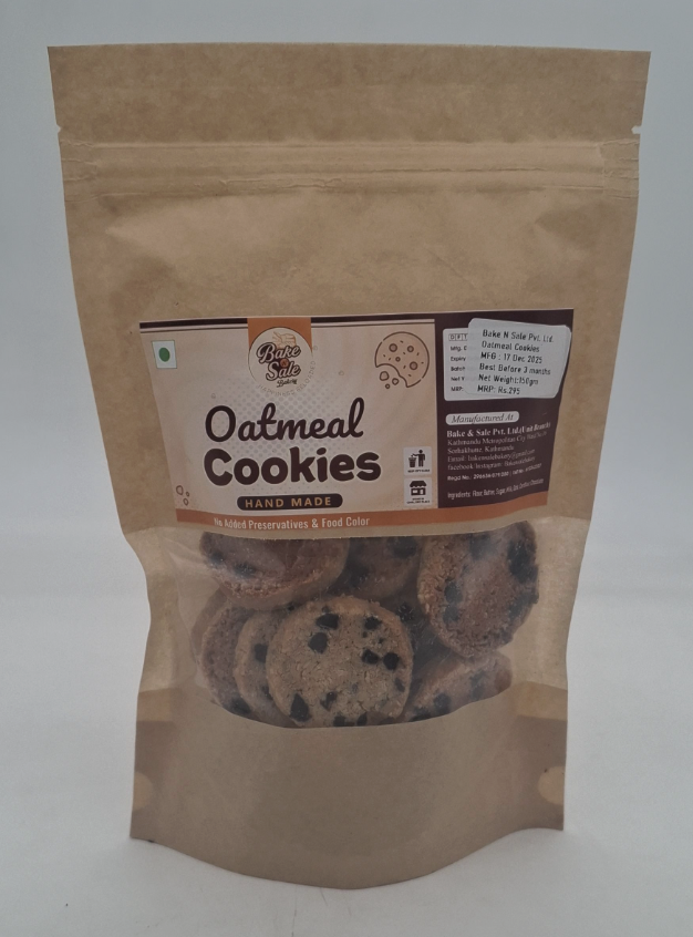 Bake N Sale Oatmeal Cookies 150g MRP 295