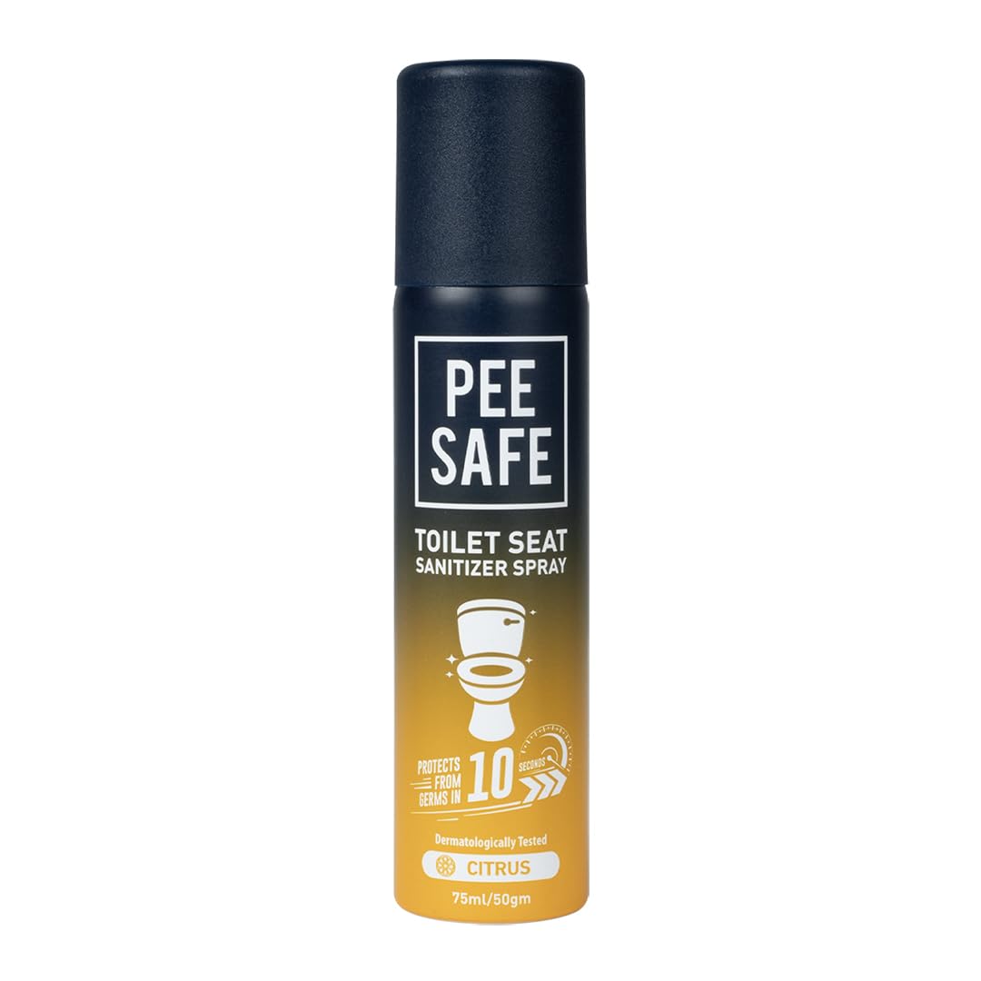 Pee Safe Toilet Seat Sanitizer Spray 75 Ml - Citrus