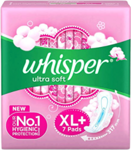 Whisper Ultra Soft XL 6'S Sanitary Pads MRP 104