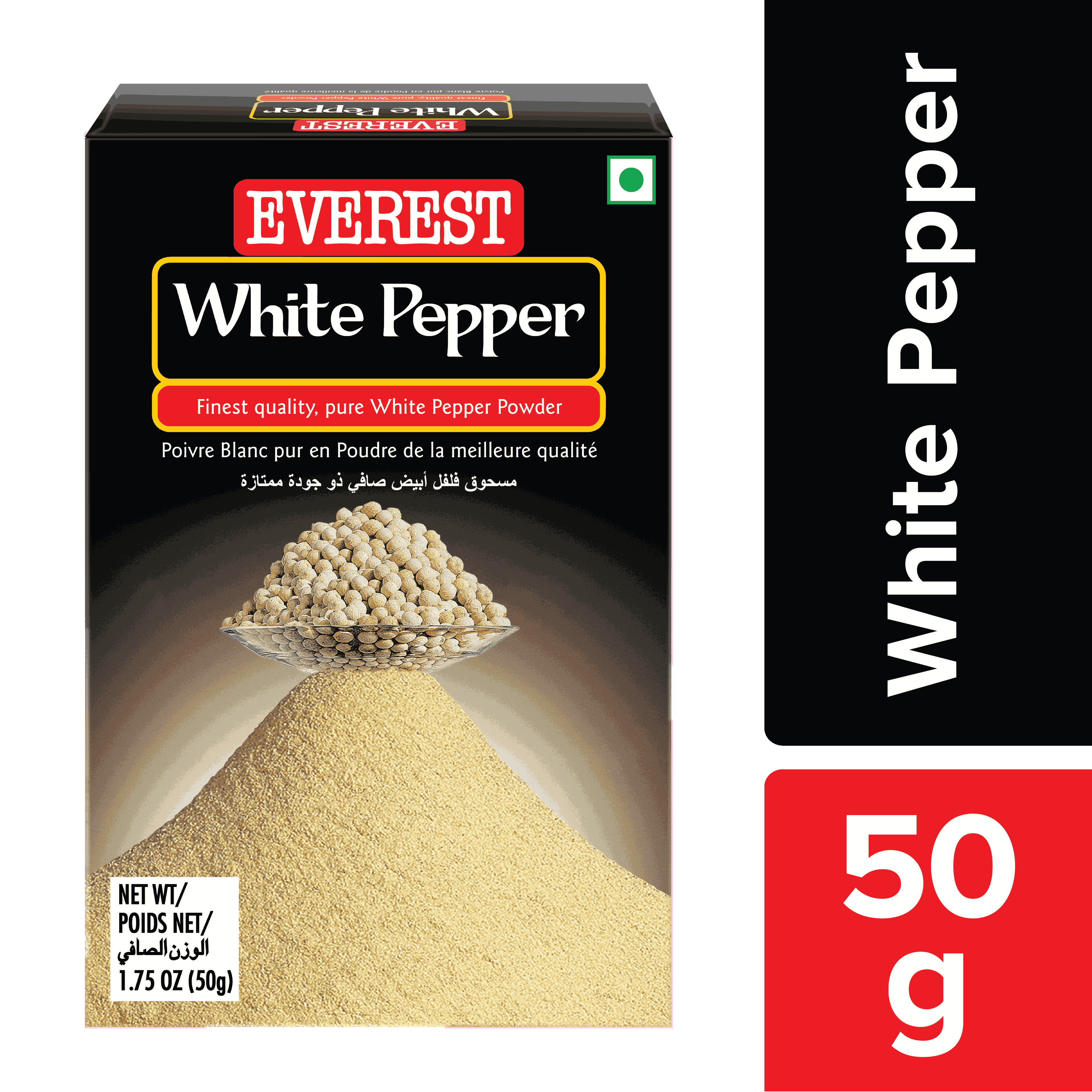 Everest White Pepper Powder Powdered Spices 50g MRP 311