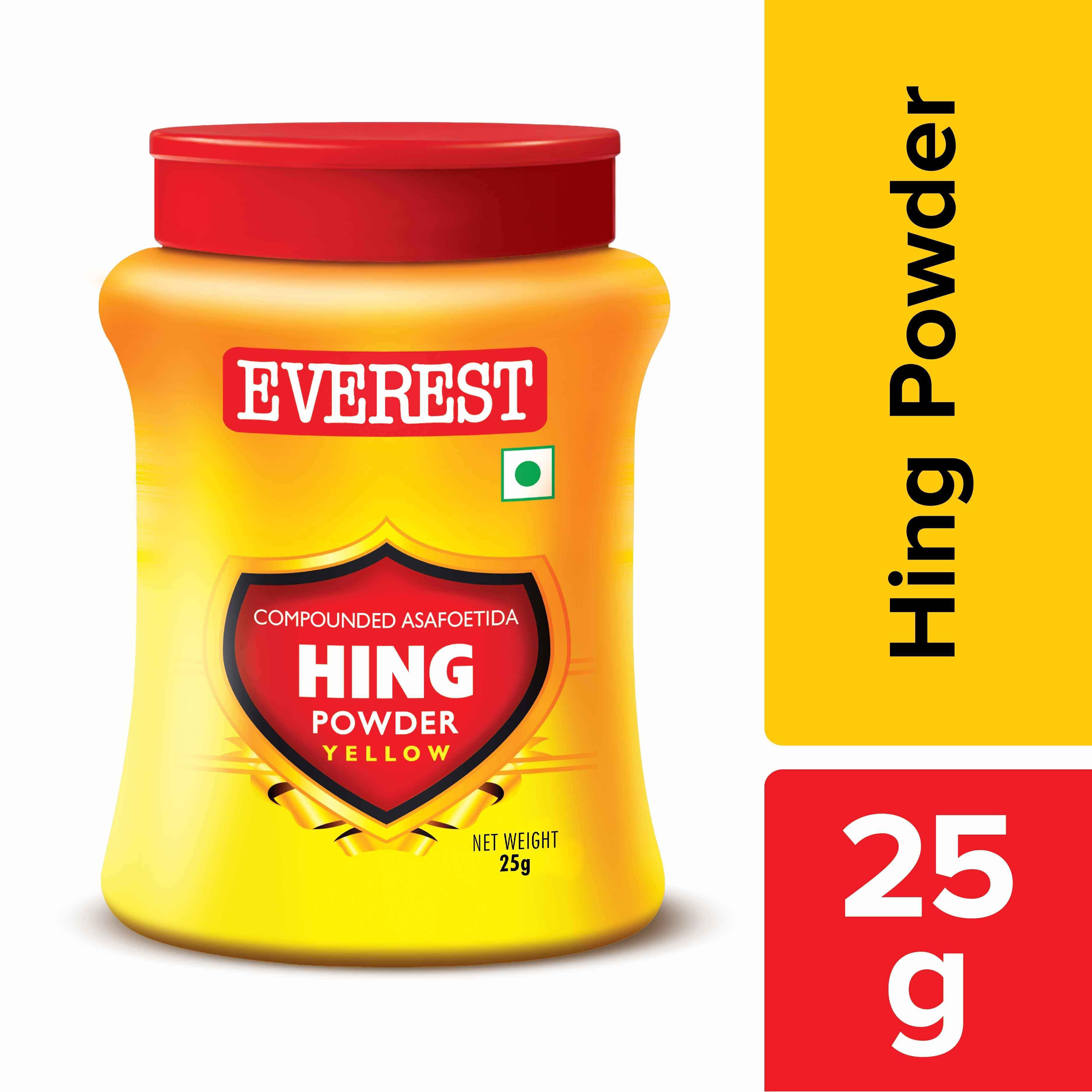Everest Yellow Powder Hing Powdered Spices 25g MRP 110
