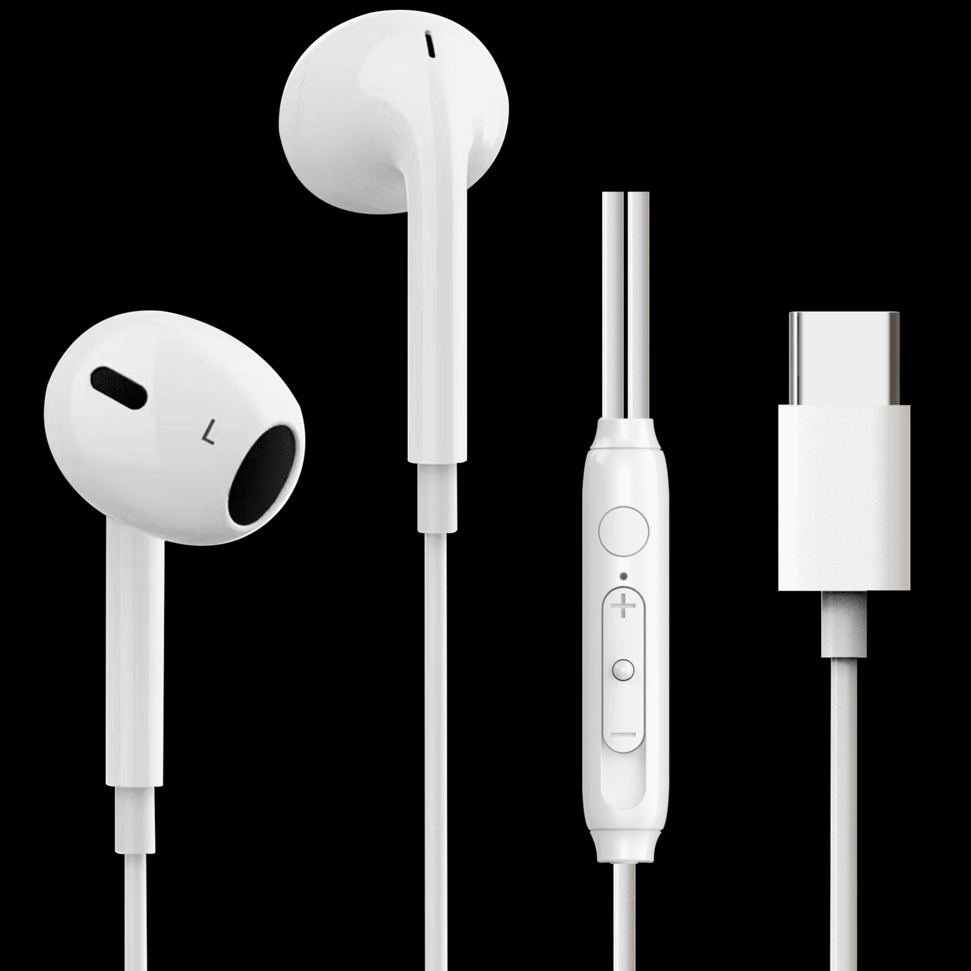 ConvE Acoustic W5 Type-C Earphone (XWE05)-Wht