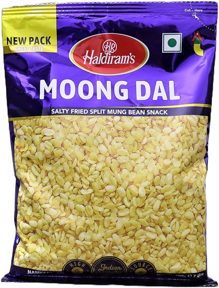 Haldiram Moong Dal 1000gm X 12Pcs MRP 760