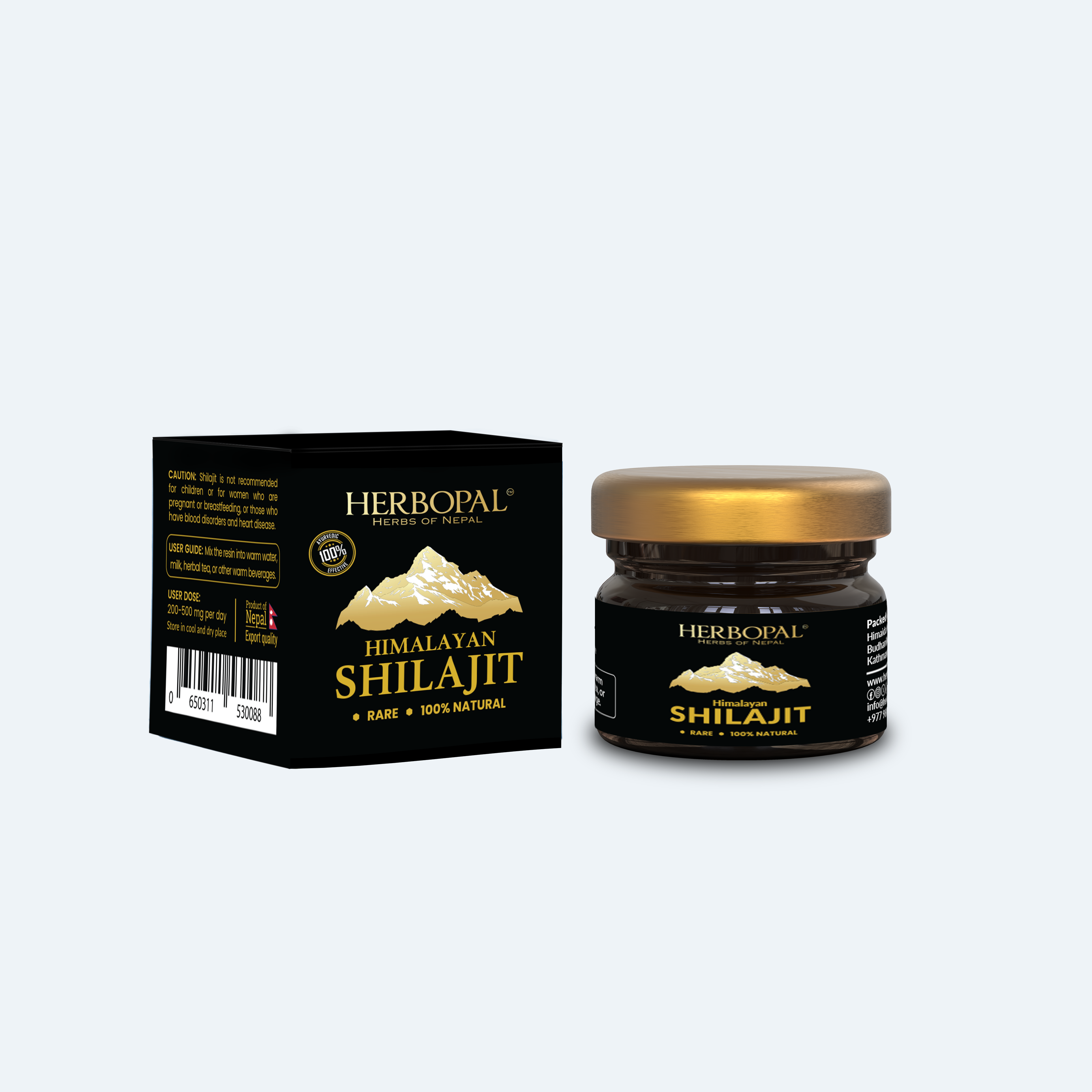 Herbopal Himalayan Shilajit Gold 25g MRP 2500