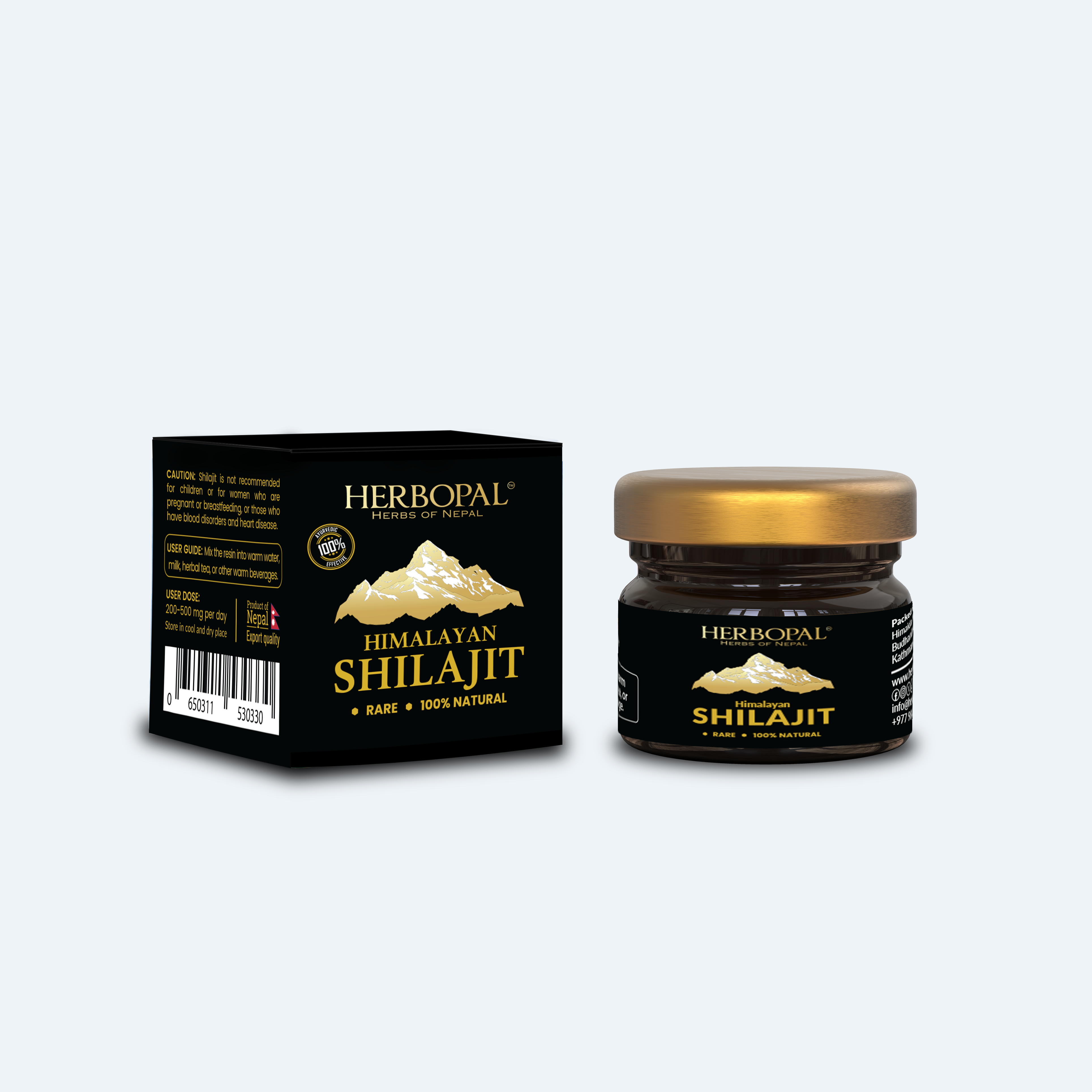 Herbopal Himalayan Shilajit 25g MRP 1600
