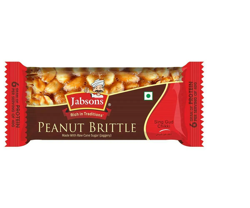Jabsons Chikki Peanuts Gud 30gm MRP 30