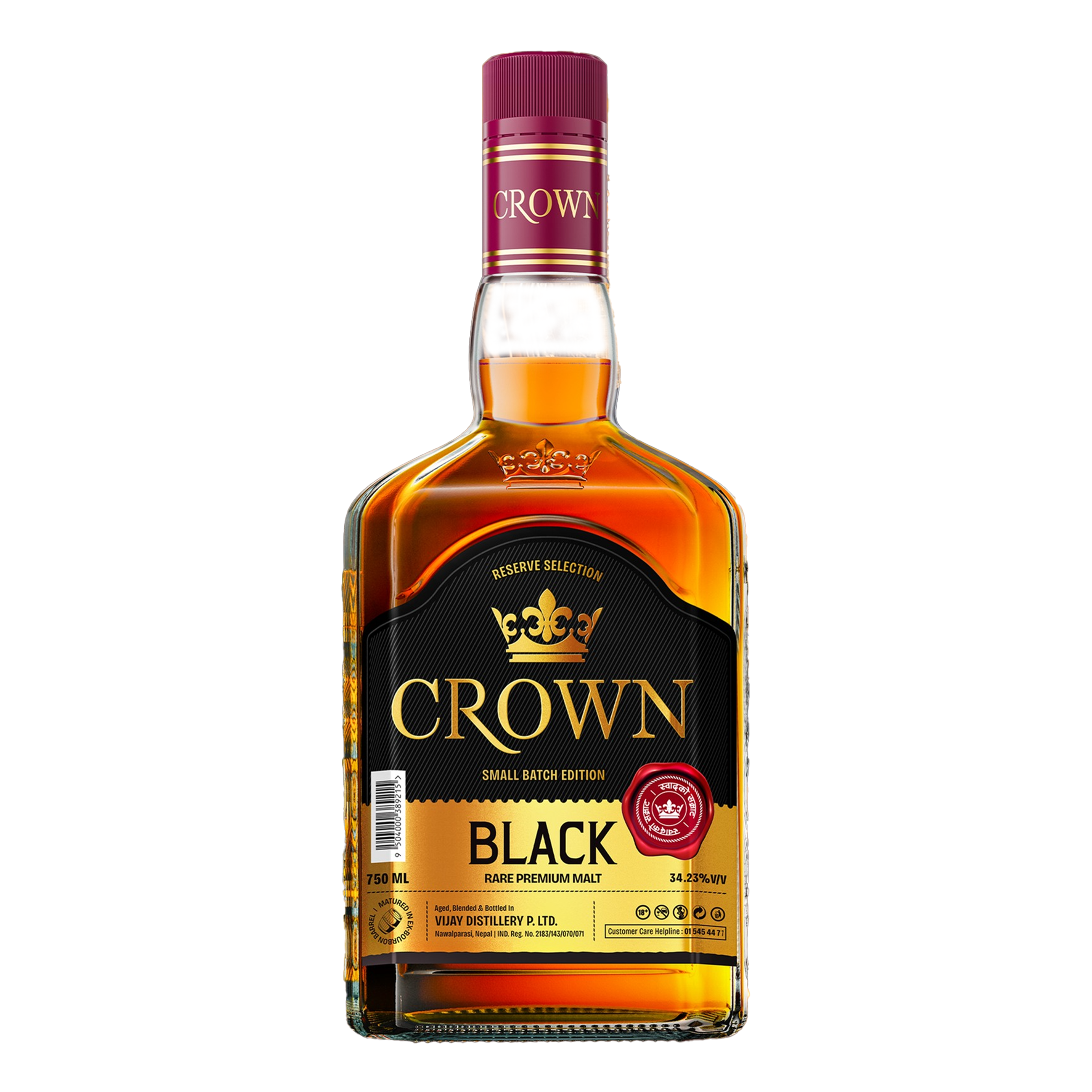 Crown Whiskey 180mL MRP 280