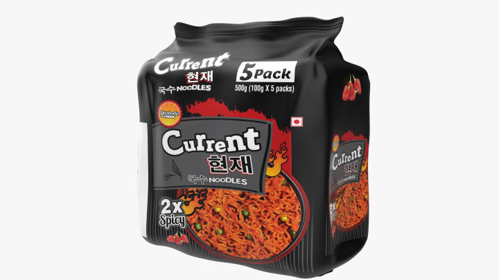 CURRENT CHK 2X SPICY NOODLES Pack of 5